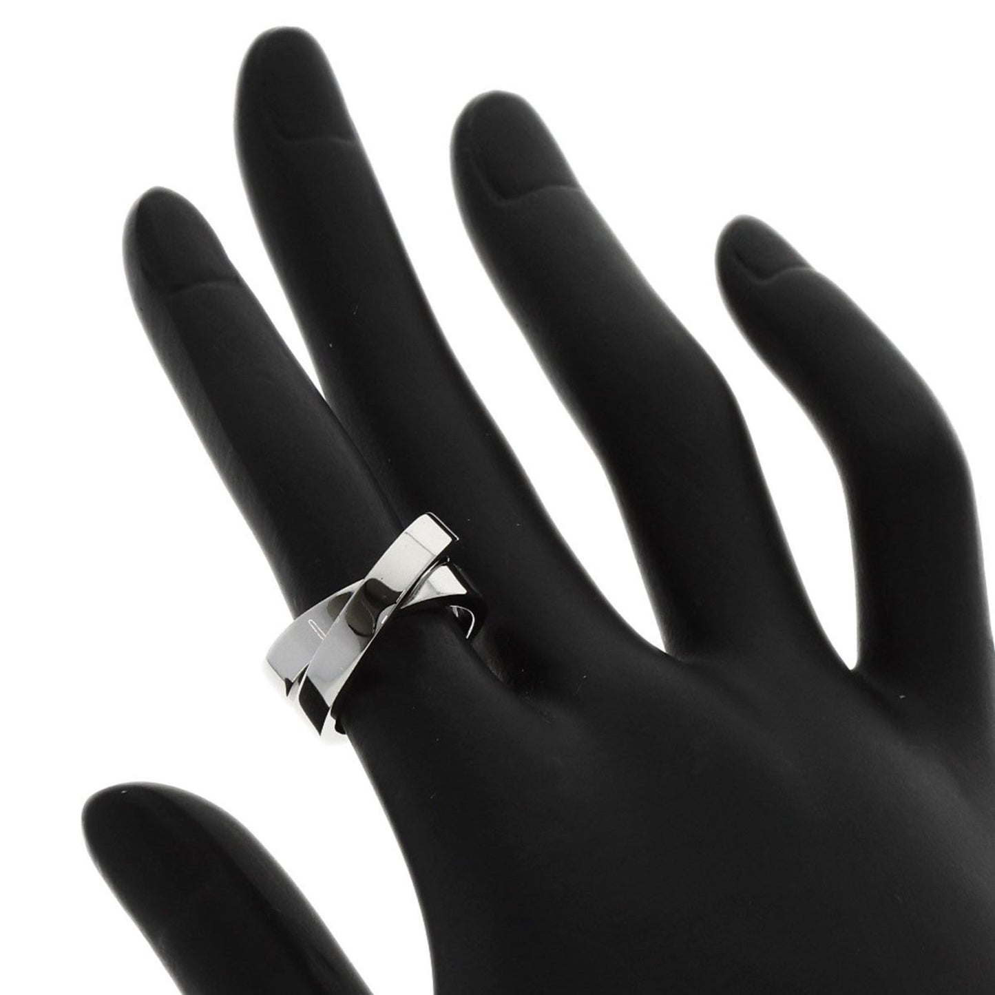 Cartier Paris Ring #48 18K White Gold