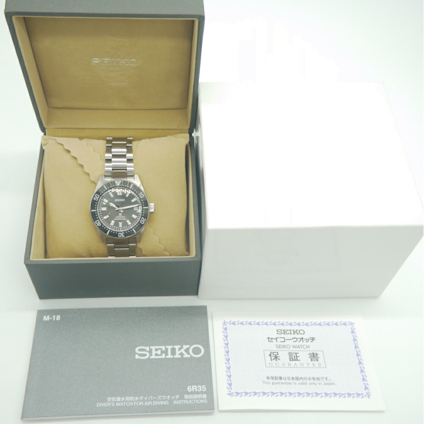 Seiko Prospex Diver Scuba Mechanical 1965 Heritage Sbdc101 Automatic Grey Dial Watch