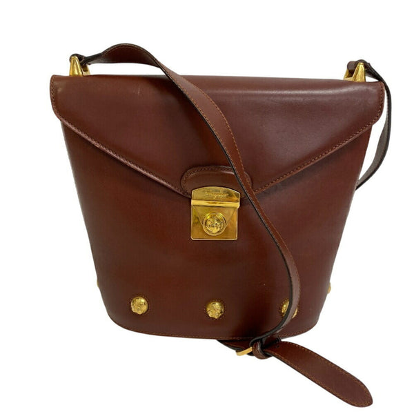 Salvatore Ferragamo An213690 Bucket Shoulder Bag