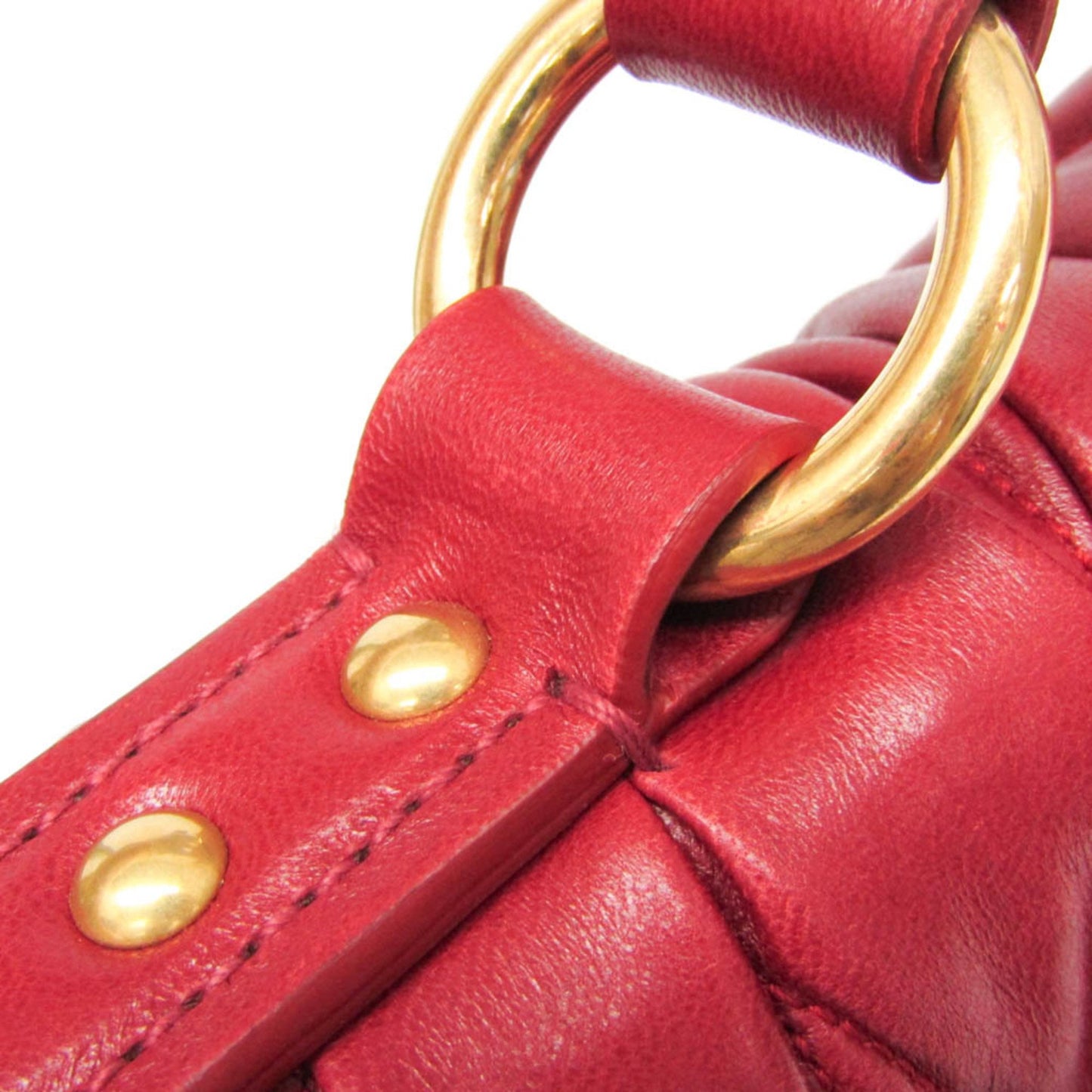 Miu Miu Matelasse Rn0666 Women'S Leather Handbag