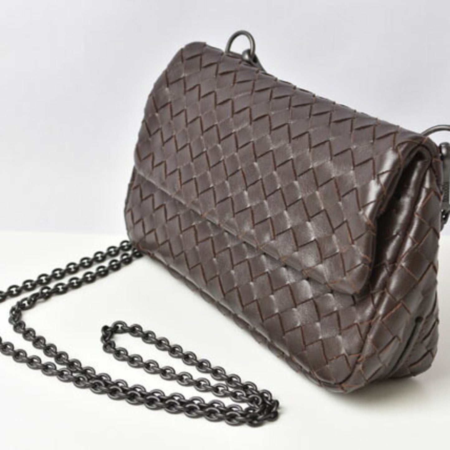 Bottega Veneta Shoulder Bag Clutch Bottega Veneta Dark Brown