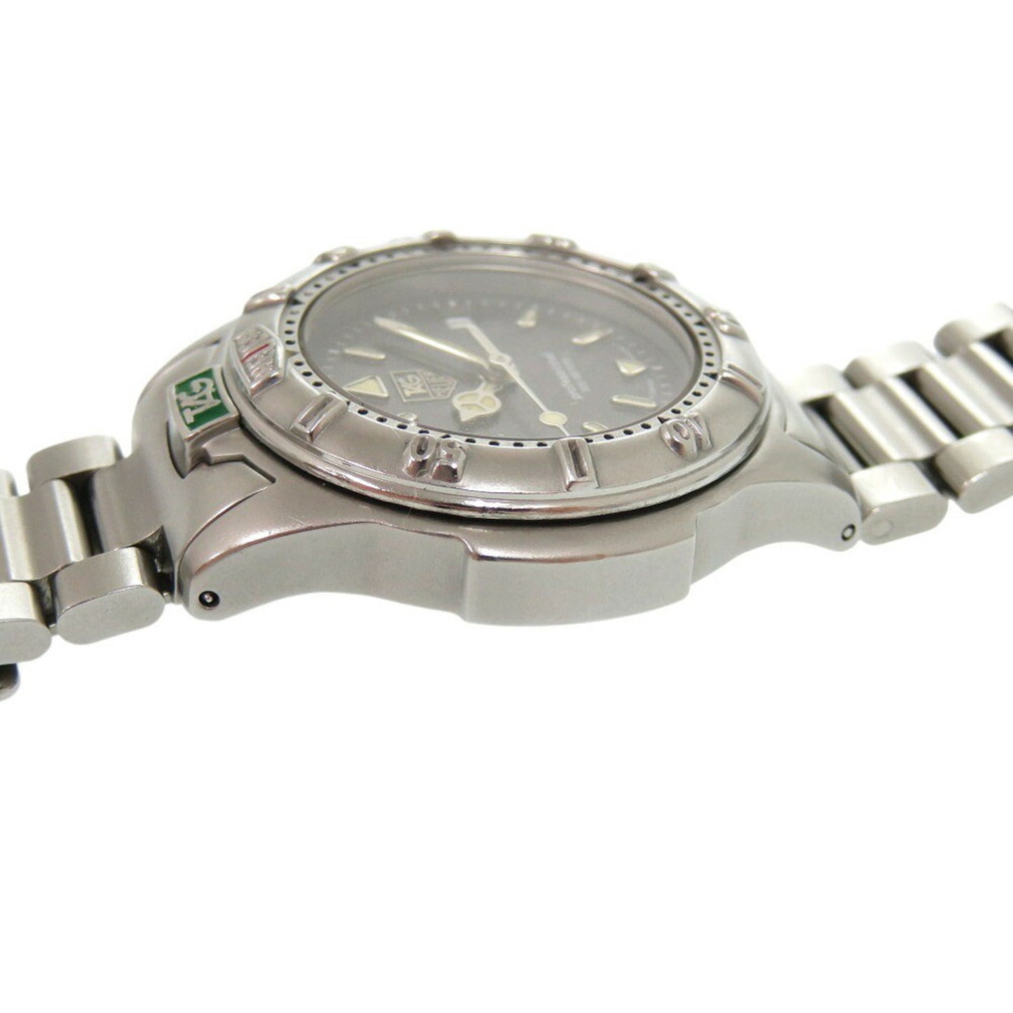 Tag Heuer Professional 200M Wf1411-0 Stainless Steel Grey Quartz Watch 0555Tag Heuer