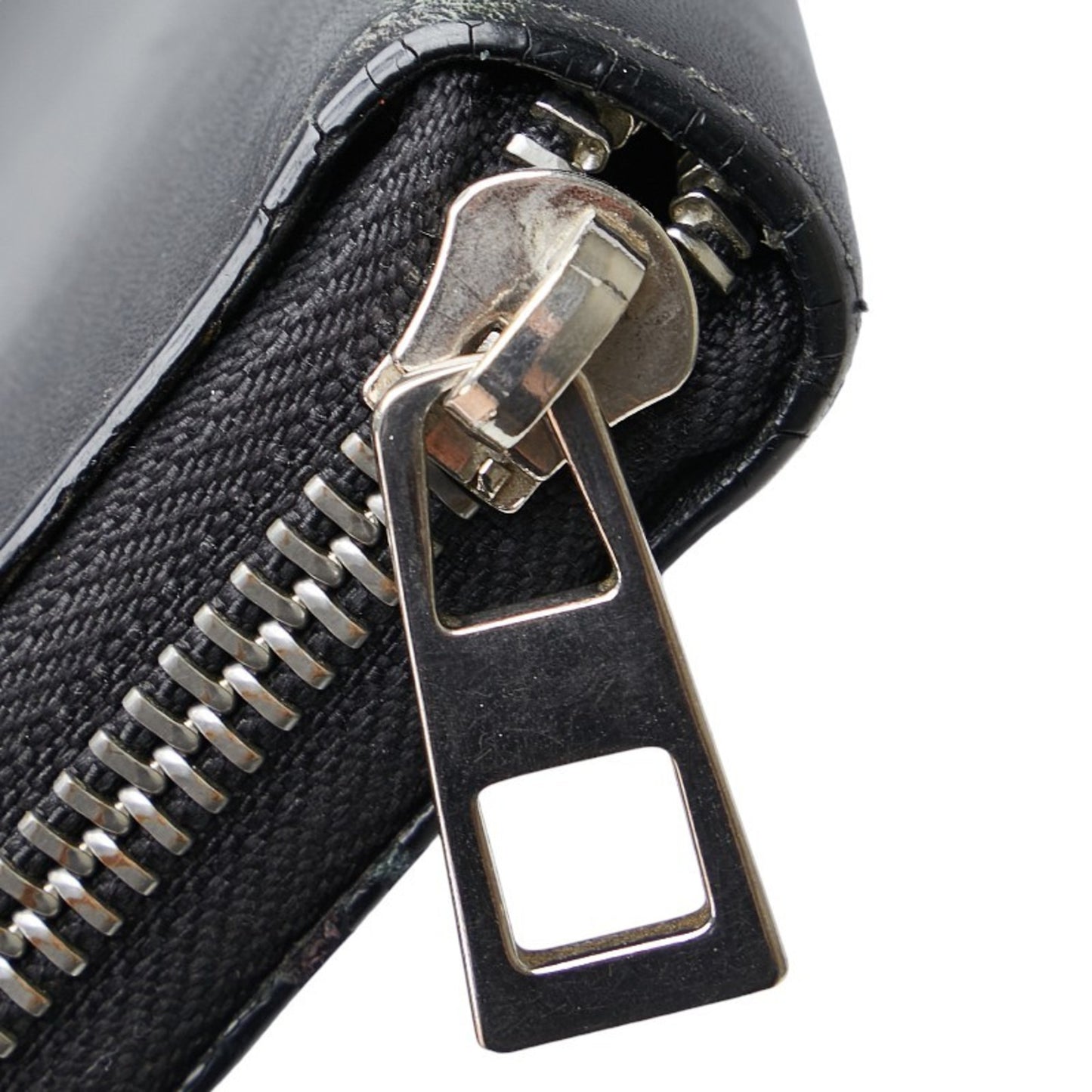 Loewe Anagram Long Wallet Black Leather