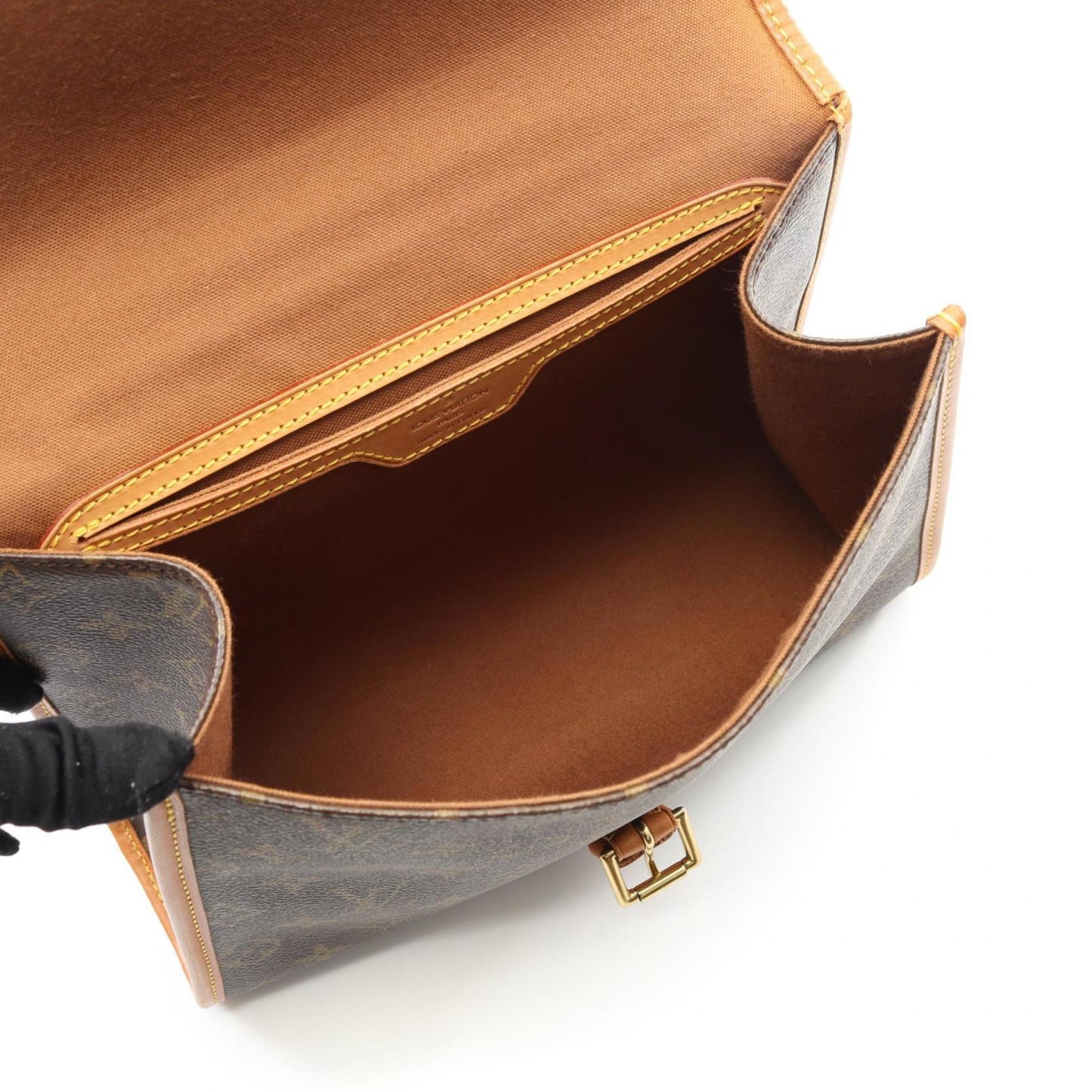 Louis Vuitton Bel Air Handbag Coated Canvas Leather Monogram