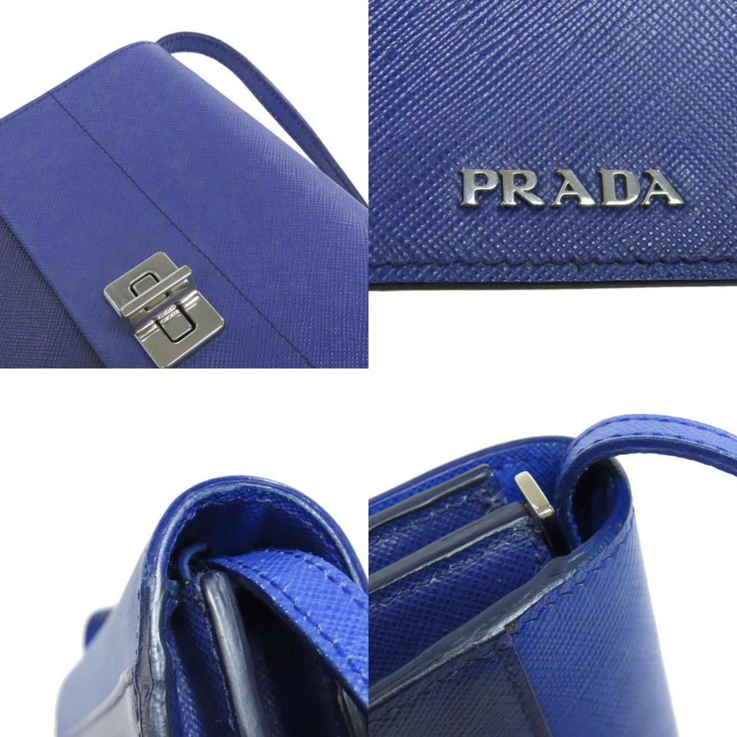 Prada Shoulder Wallet Long Saffiano