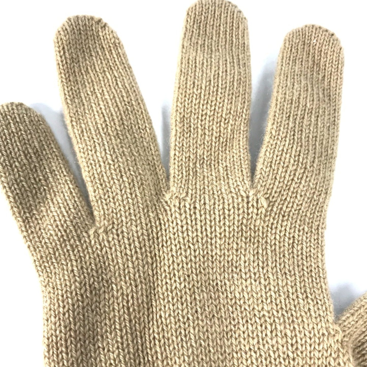Burberry Bicolor Glove Gloves Beige Black