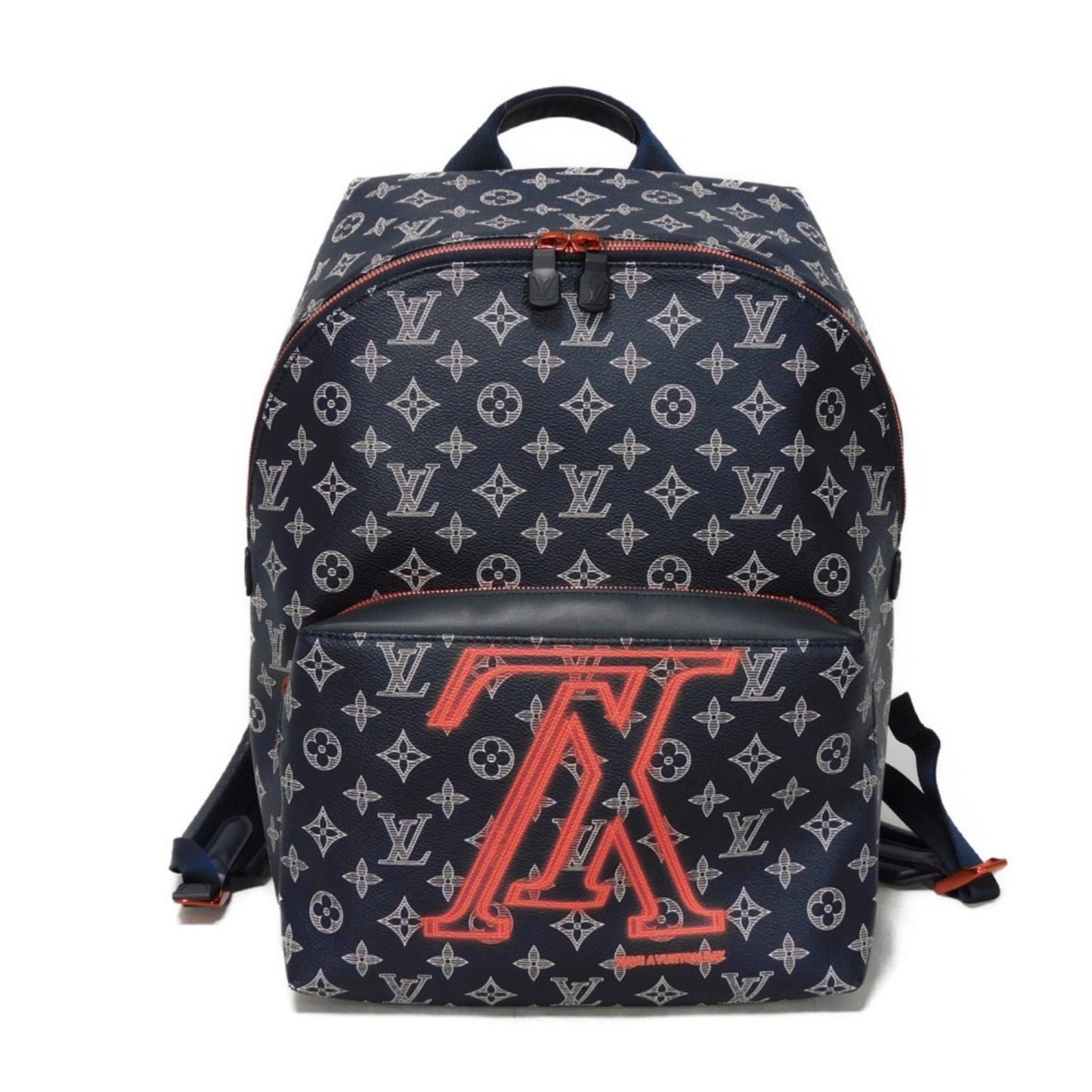 Louis Vuitton Louis Vuitton Backpack Apollo Lv Flower Navy Pink Monogram Ink Upside Down M43676
