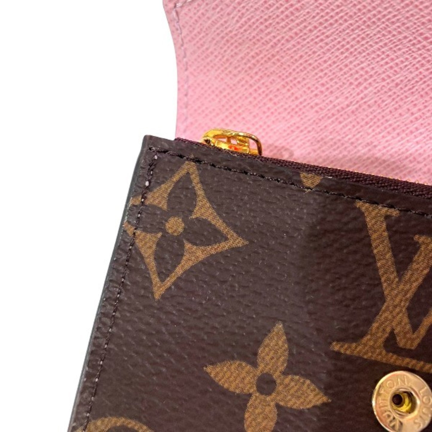 Louis Vuitton Monogram Portefeuille Zoe M62933 Tri-Fold Wallet
