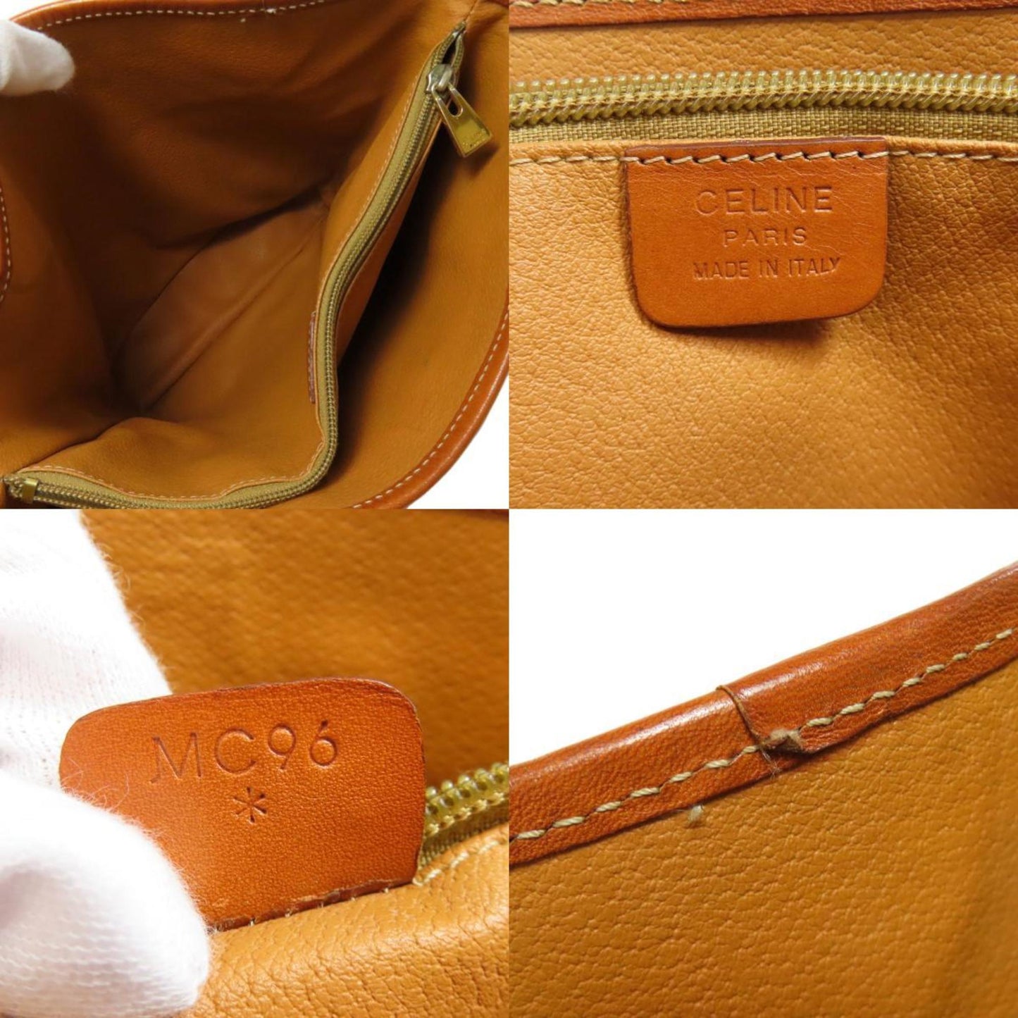 Celine Macadam Tote Bag Leather