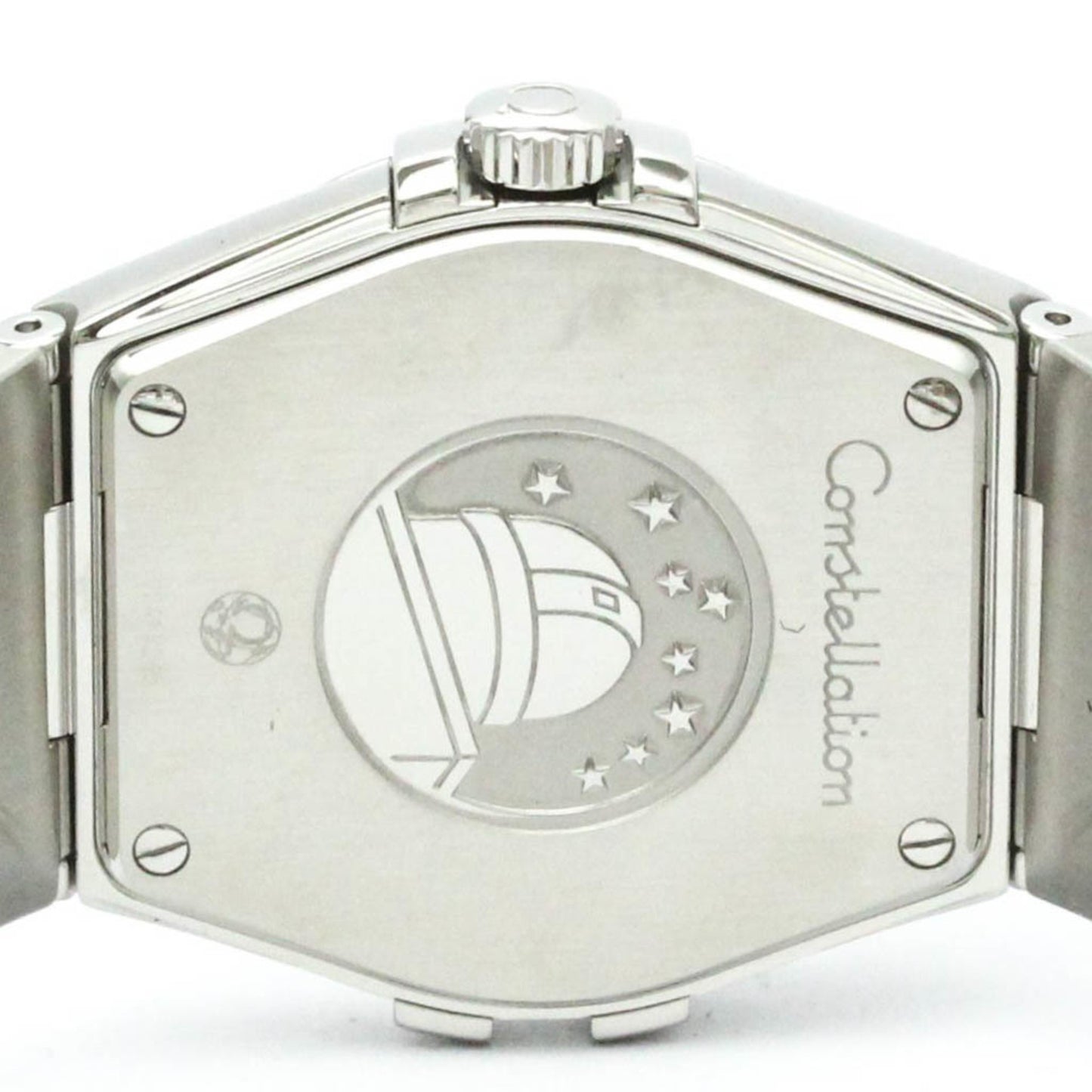 Polished Omega Constellation Date Quartz