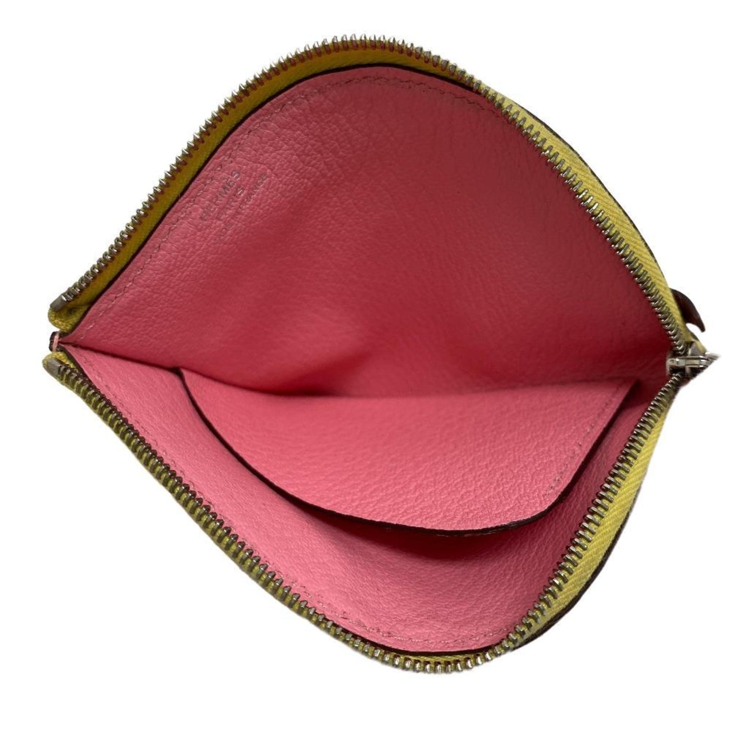 Hermes Paddock Chevre Misor Coin Case Pink