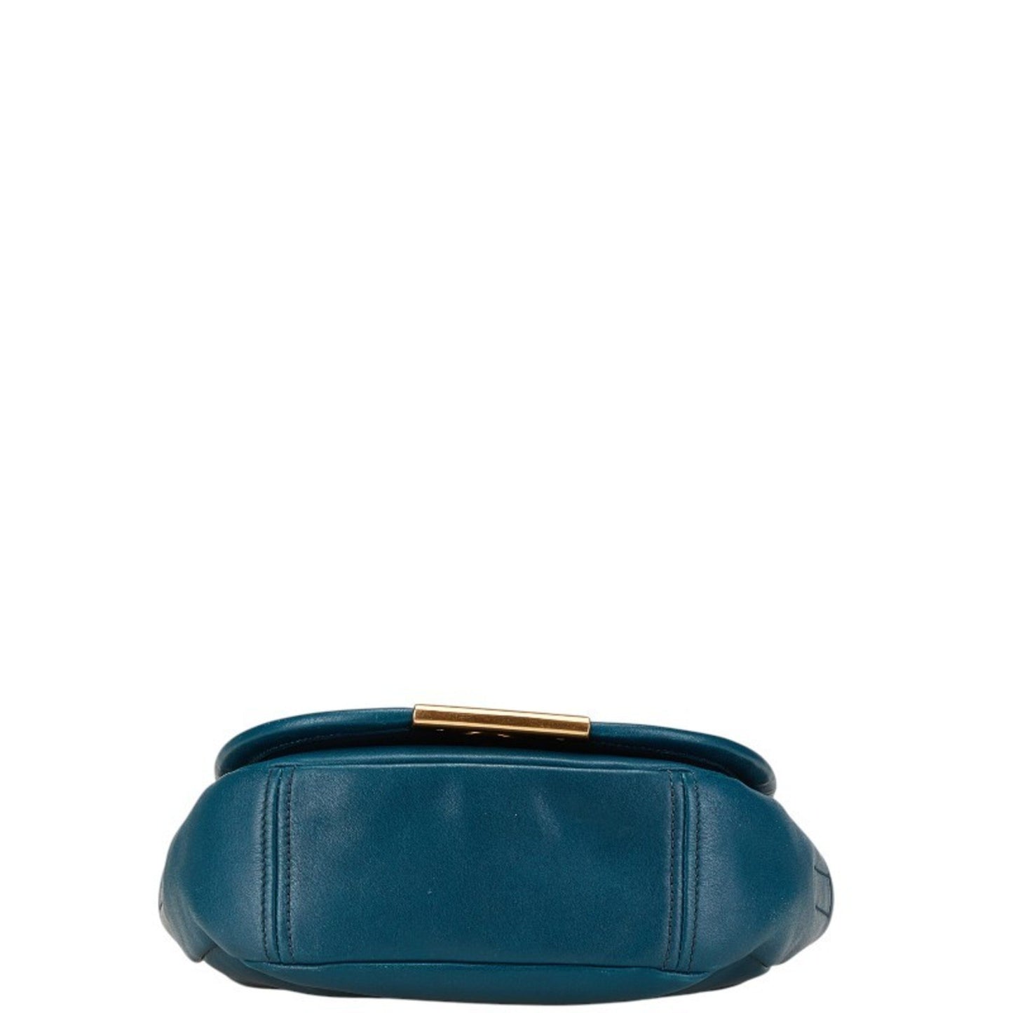 Marc Jacobs Shoulder Bag Blue Leather