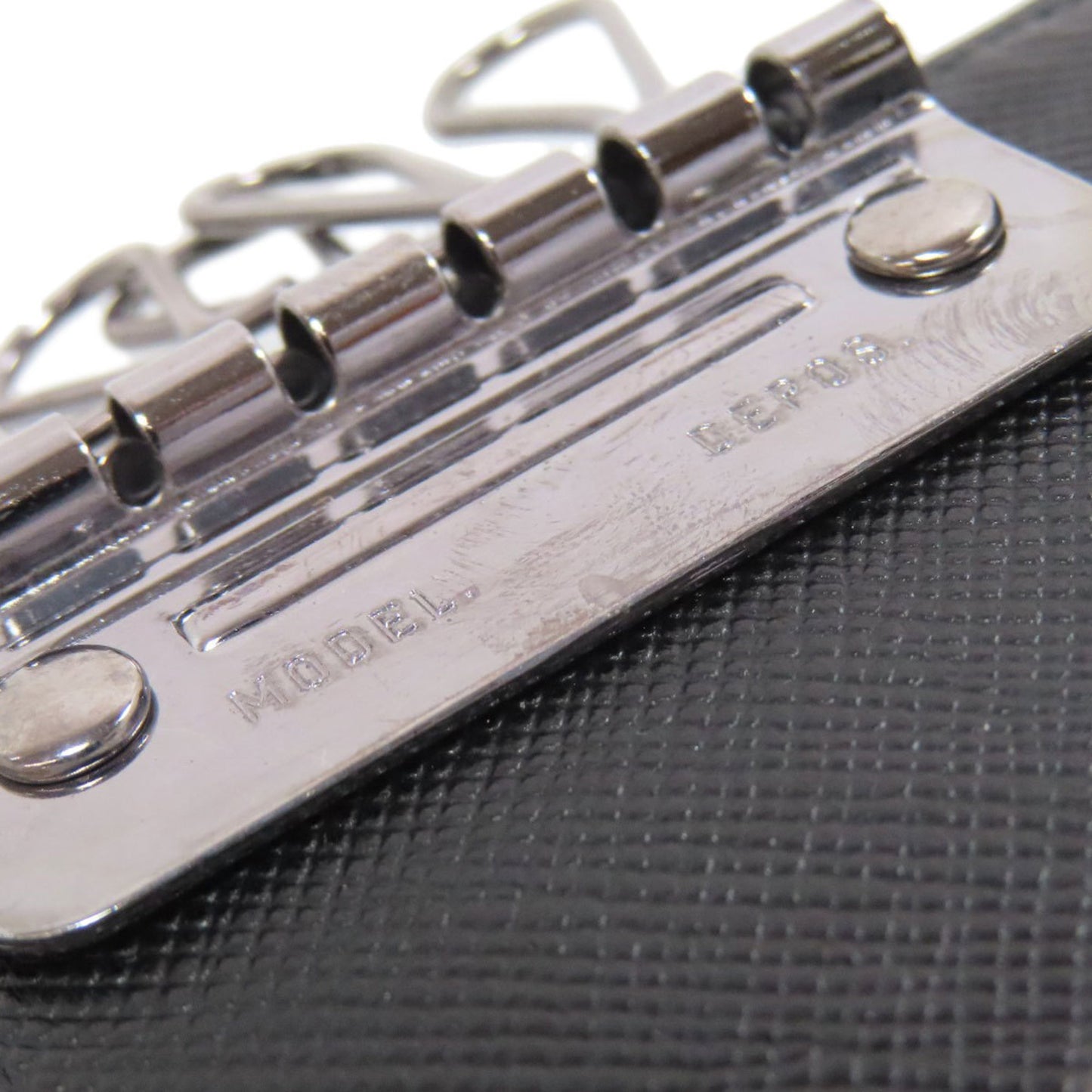 Prada Logo Metal Key Case