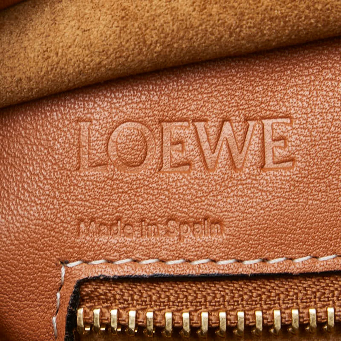 Loewe Amazona 28 Handbag Shoulder Bag Blue Brown Denim Leather