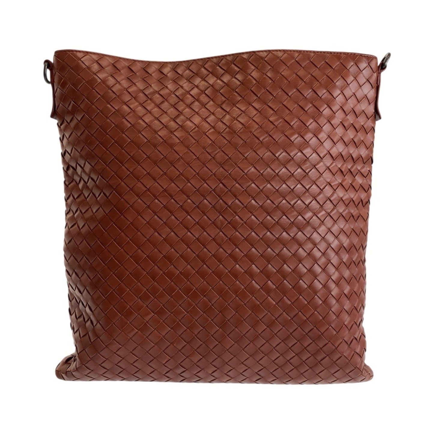 Bottegaveneta Bottega Veneta Intrecciato Brown Gunmetal Hardware Leather B03597793V Shoulder Bag