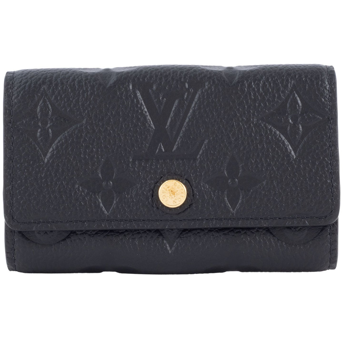 Louis Vuitton Key Case Multicle 6 M64421 Monogram Empreinte Leather Black