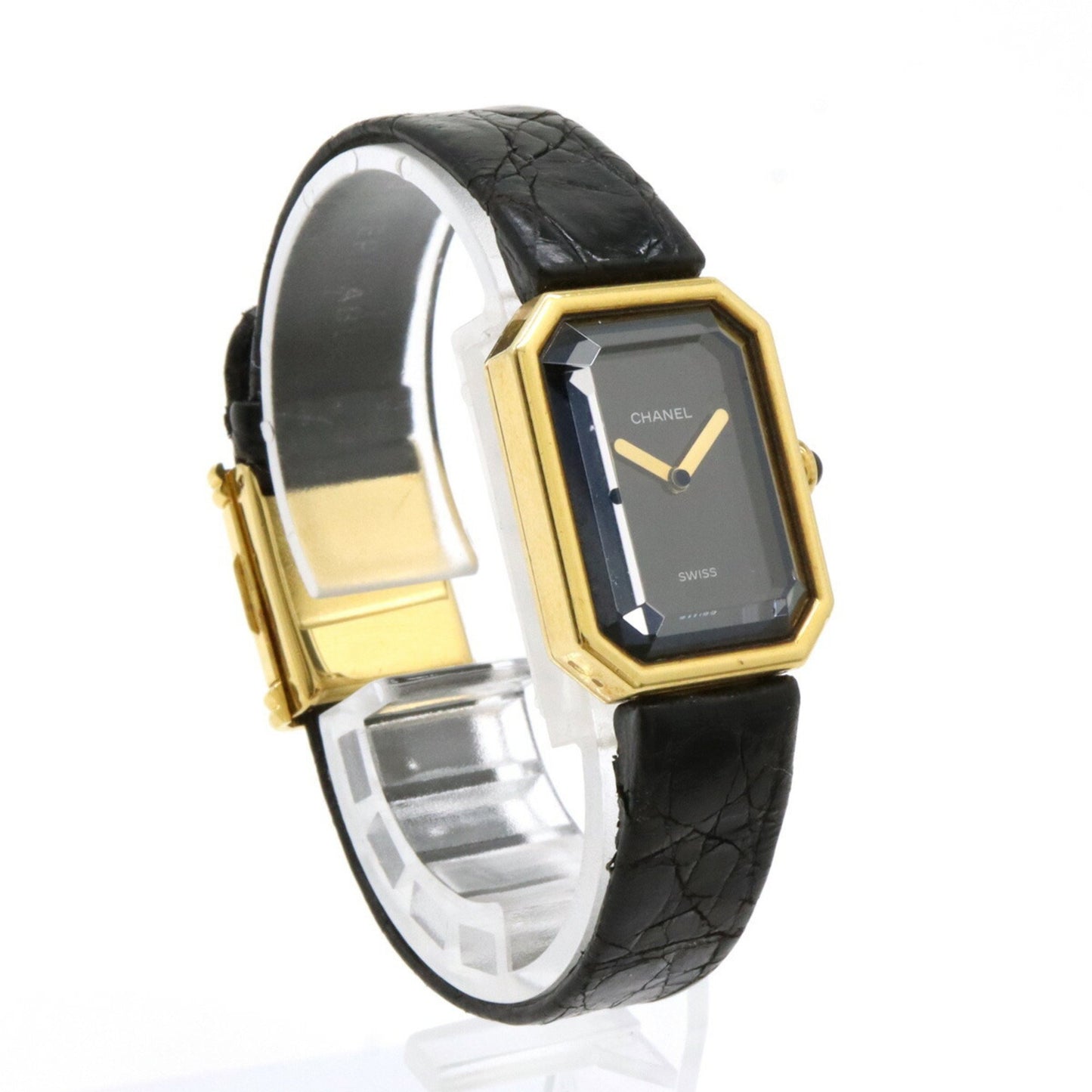 Chanel Premiere K18Yg 750 Yellow Gold Leather