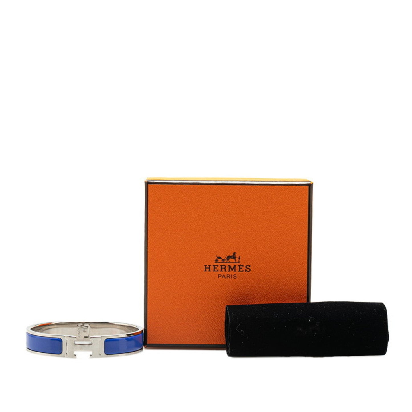 Hermes Click H Pm Bracelet In Silver