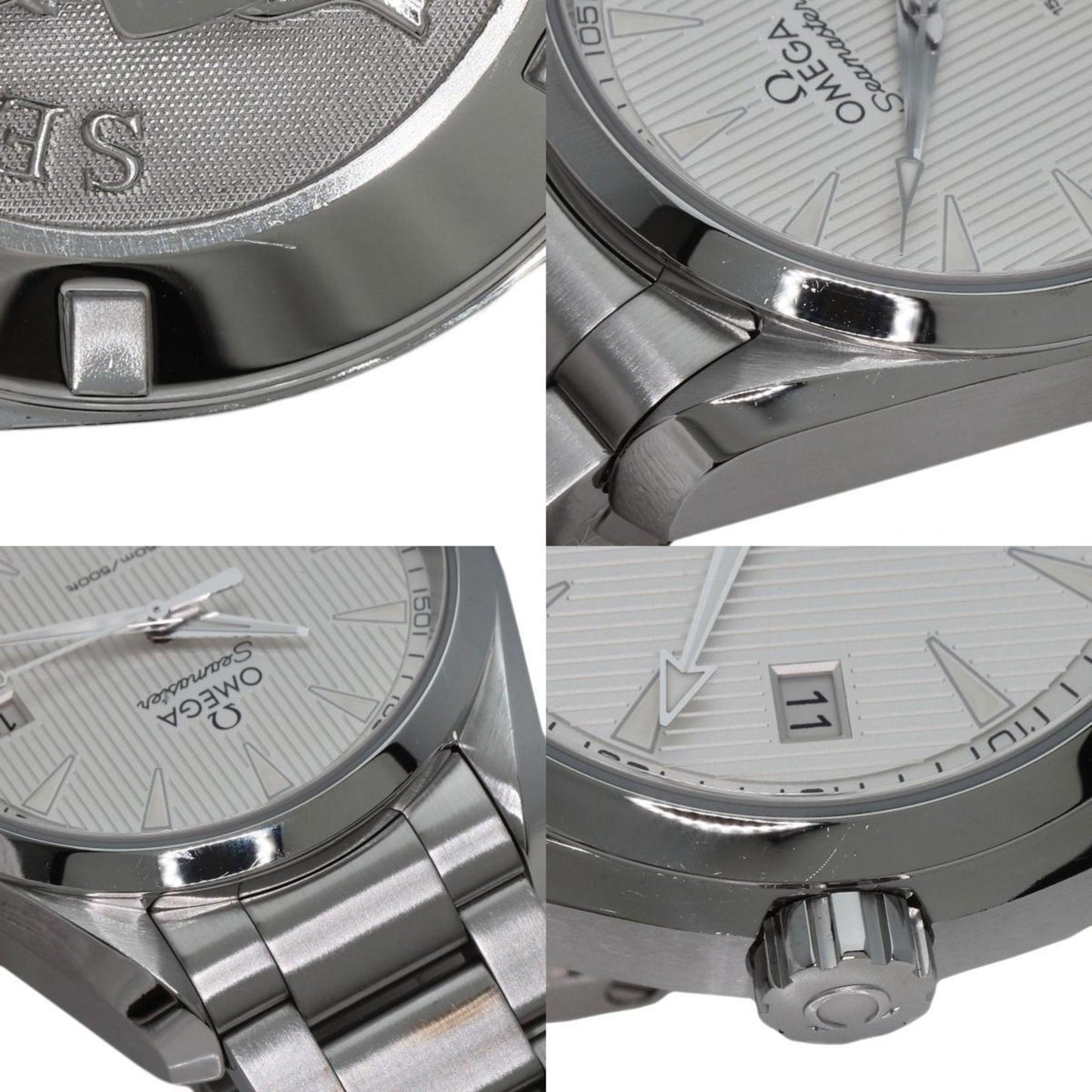 Omega 231.10.39.60.02.001 Seamaster Aqua Terra Watch Stainless Steel Ss