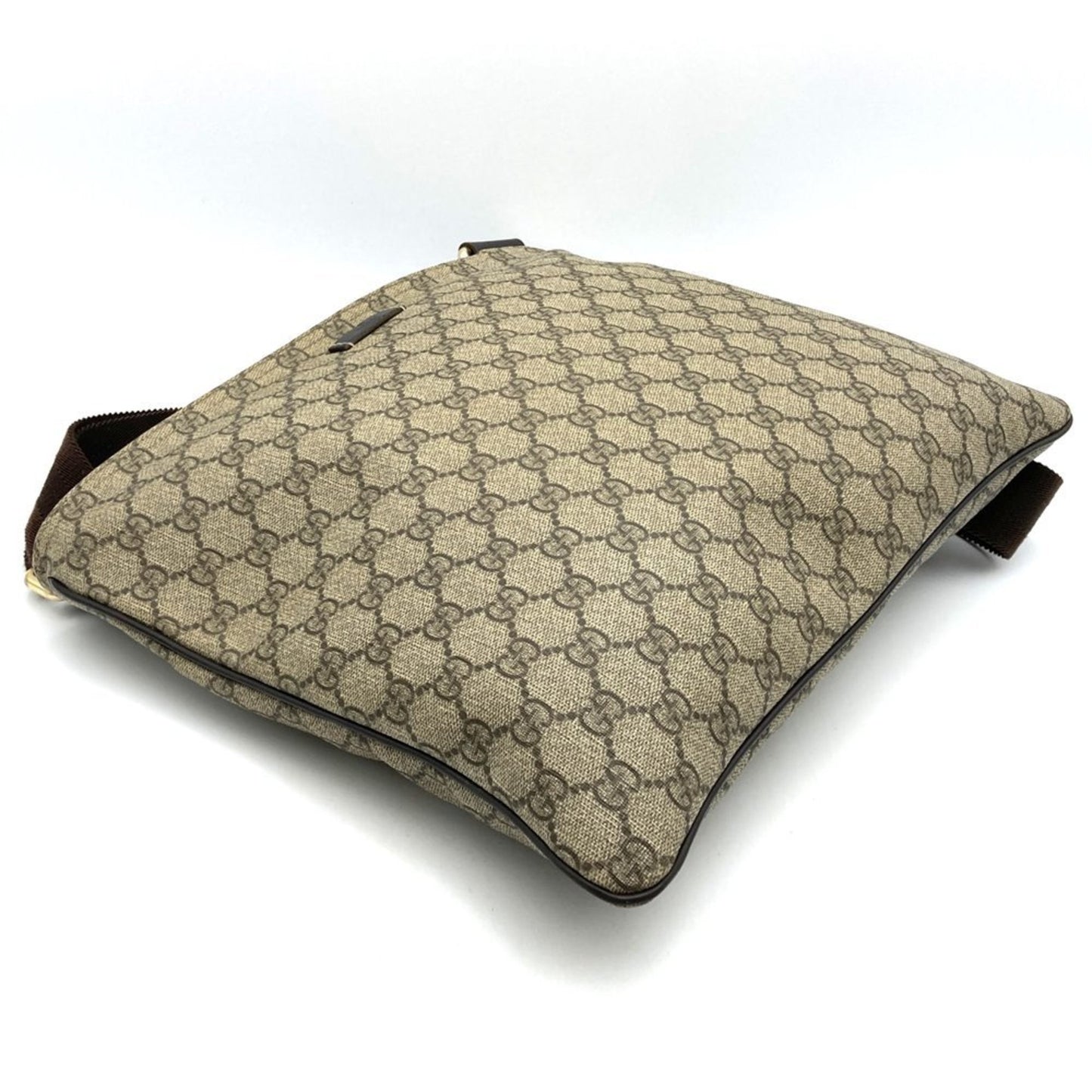 Gucci 201446 Shoulder Bag Brown Gg Supreme Canvas