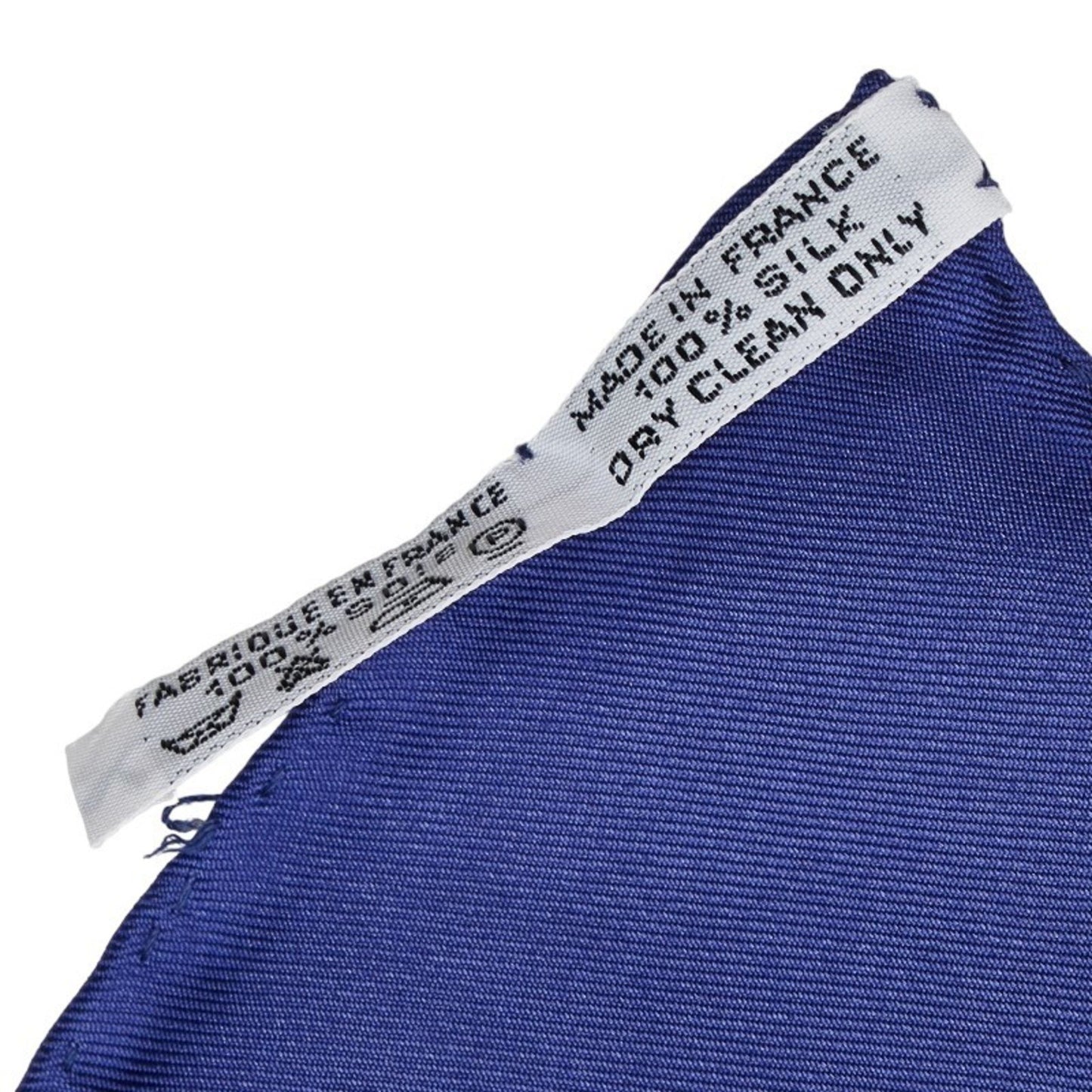 Hermes Carre 90 Les Tuileries Tuileries Park Scarf Muffler Navy White Silk