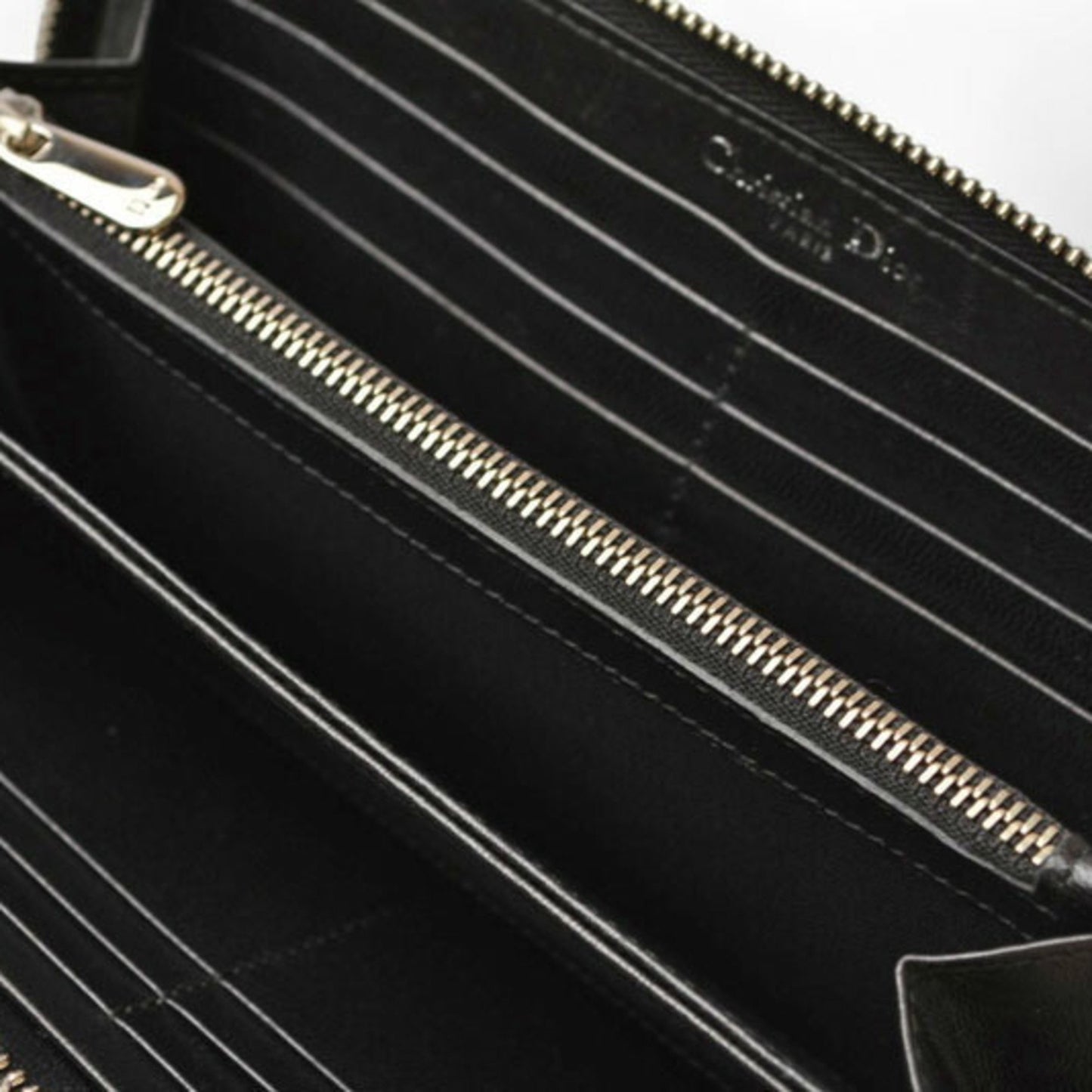 Christian Dior Diorissimo Silver Long Wallet