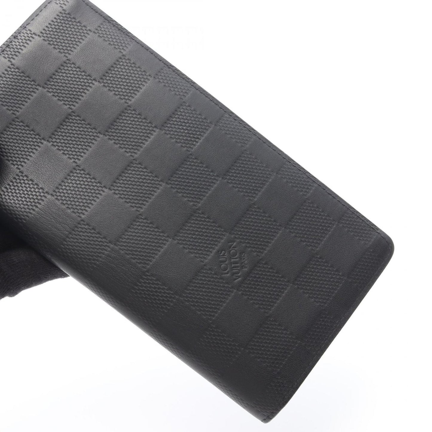 Louis Vuitton Louis Vuitton Portefeuille Brazza Bi-Fold Long Wallet Leather Damier Infini