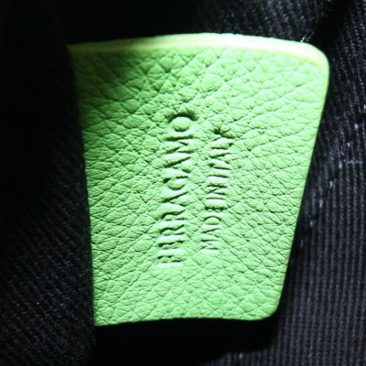 Salvatore Ferragamo Clutch Bag Size 24 1390 Light Green Leather Pouch