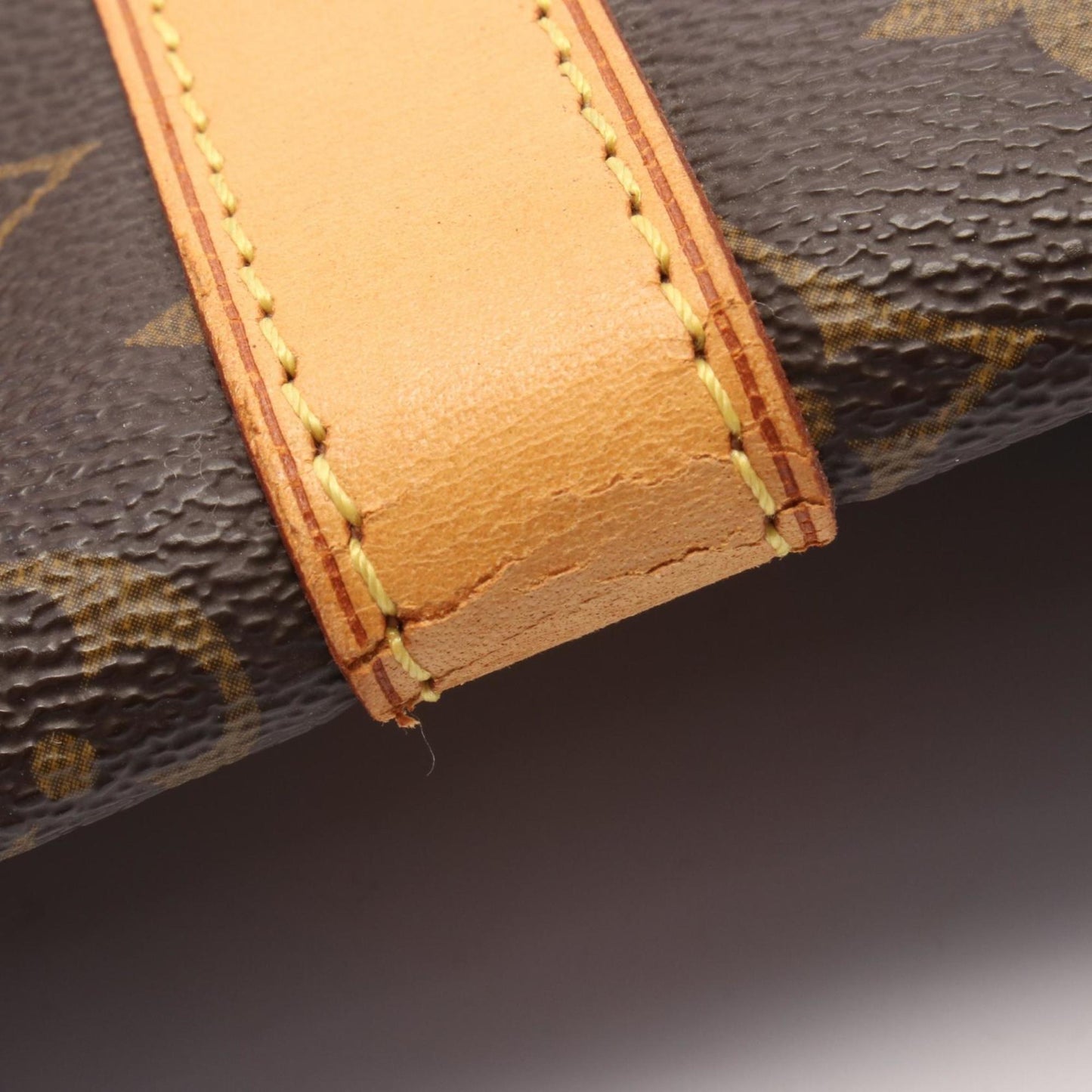Louis Vuitton Keepall 55 Boston Bag Coated Canvas Leather Monogram