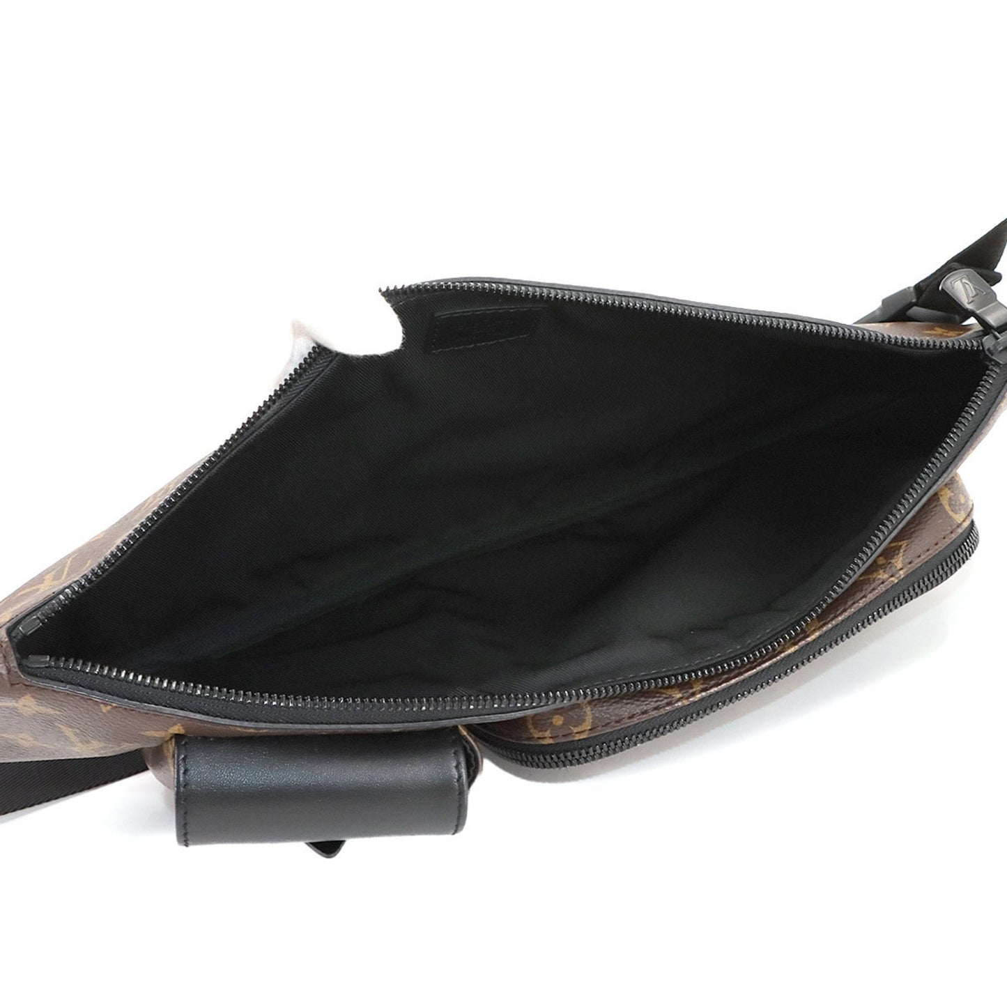 Louis Vuitton Louis Vuitton Monogram Macassar Christopher Bum Bag Body Waist Pouch Black M45337