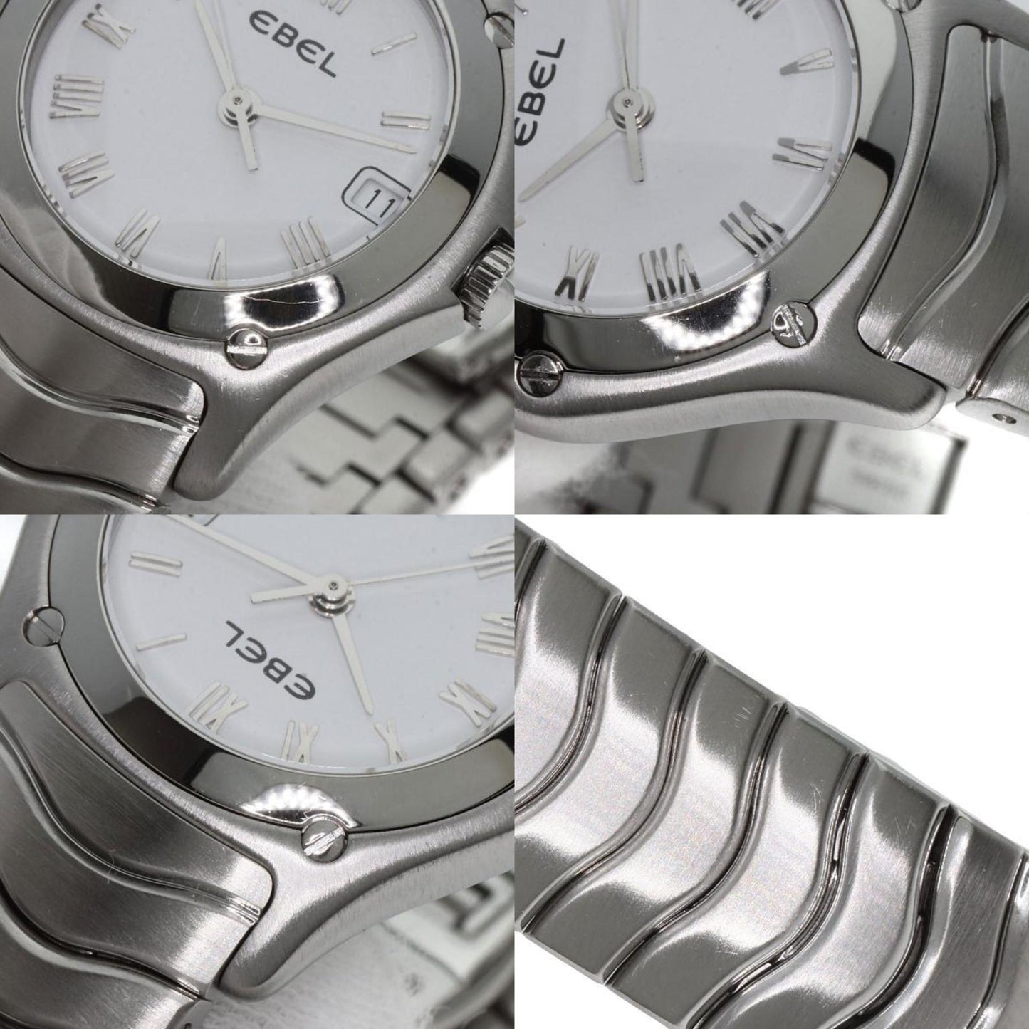 Ebel 9087F21 Classic Wave Watch Stainless Steel Ss