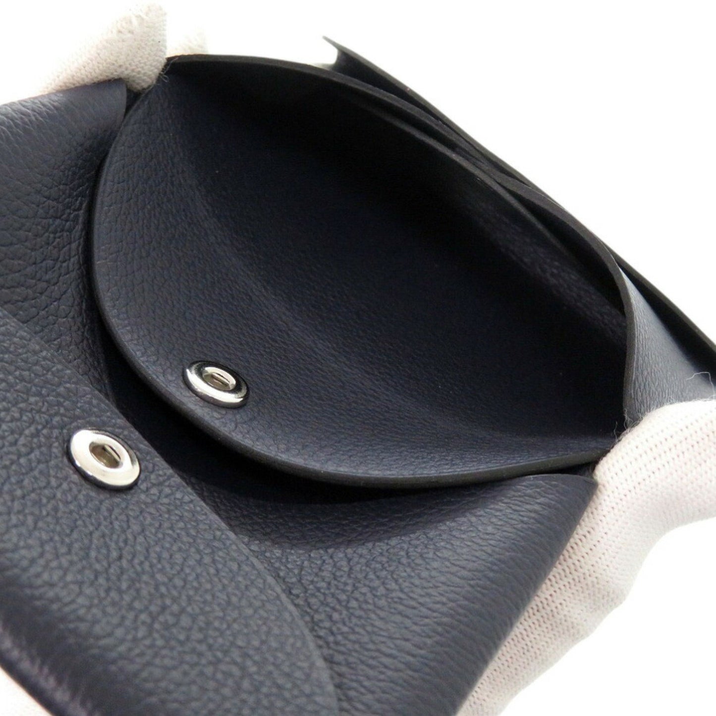 Hermes Calviduo Evercolor Bleu De Plus W Stamp (2024) Card Case Blue 1004Hermes