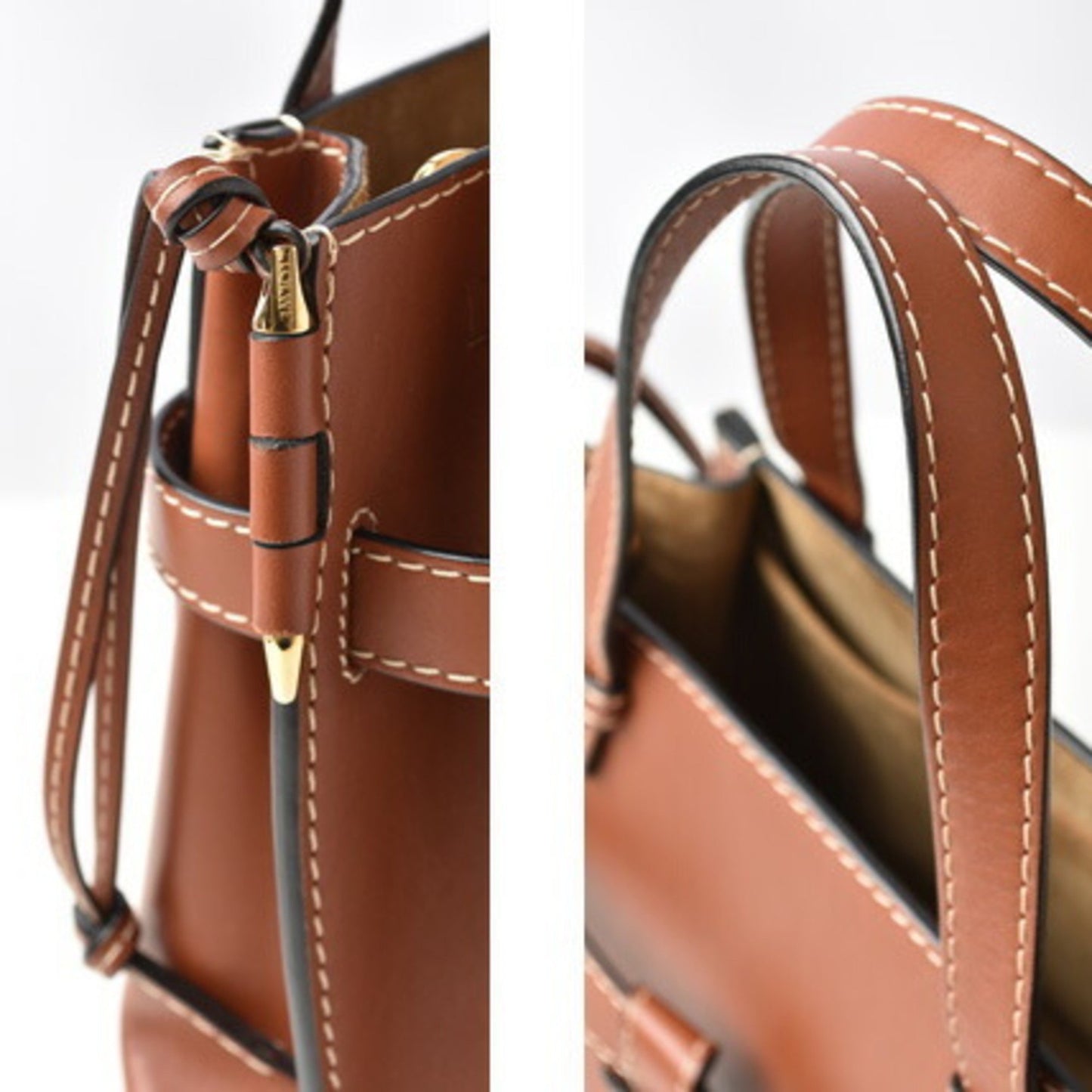 Loewe Handbag/Gate/Shoulder Bag 2Way Bag Leather Brown 321.56.Z99