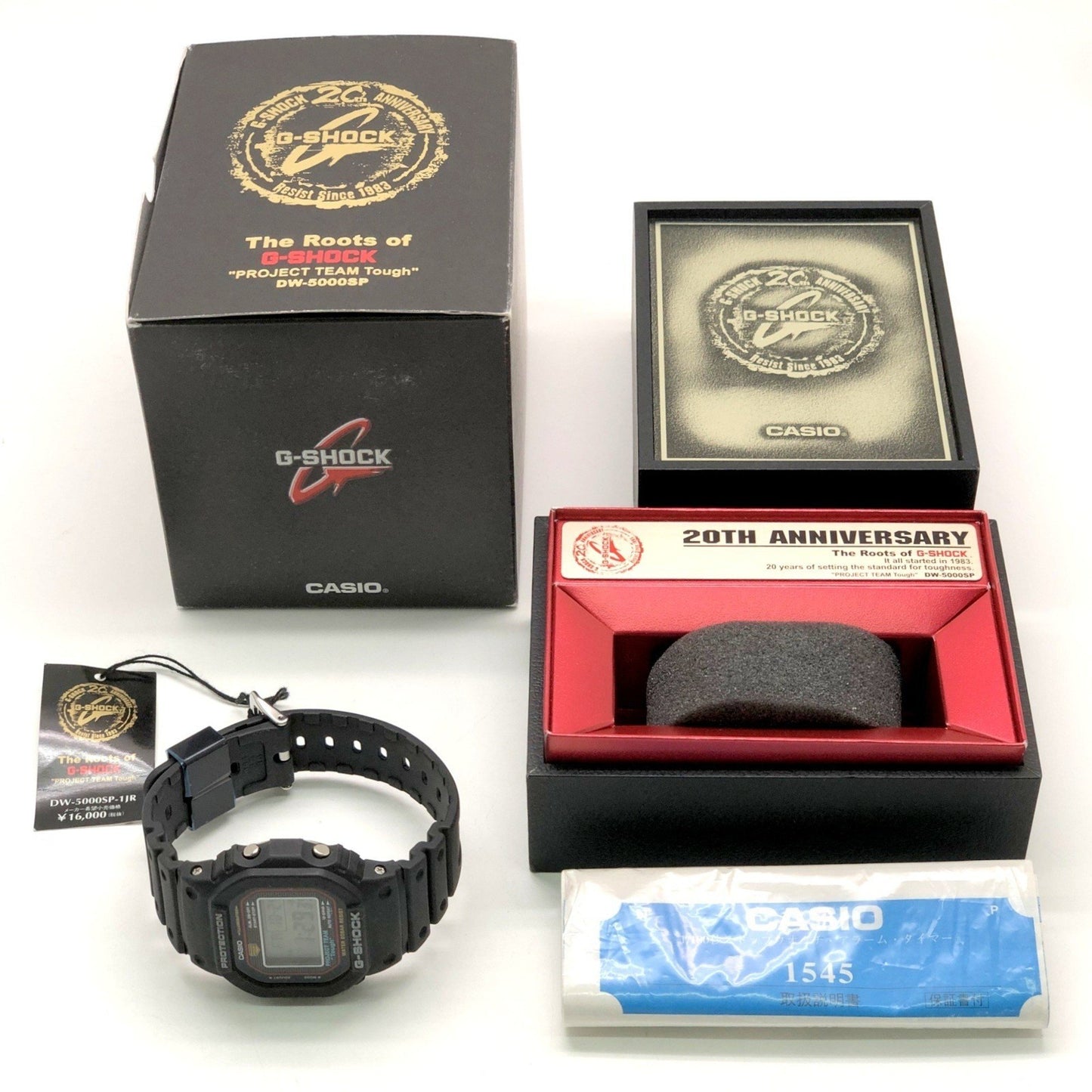 Casio G-Shock Dw-5000Sp-1 20Th Anniversary Watch