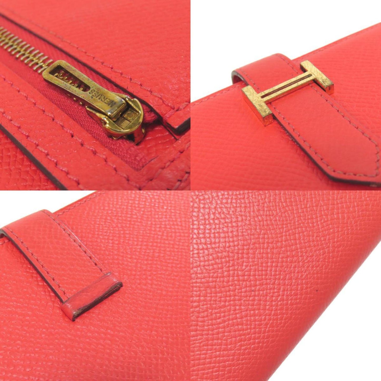 Hermes Bearn Soufflet Long Wallet Epson