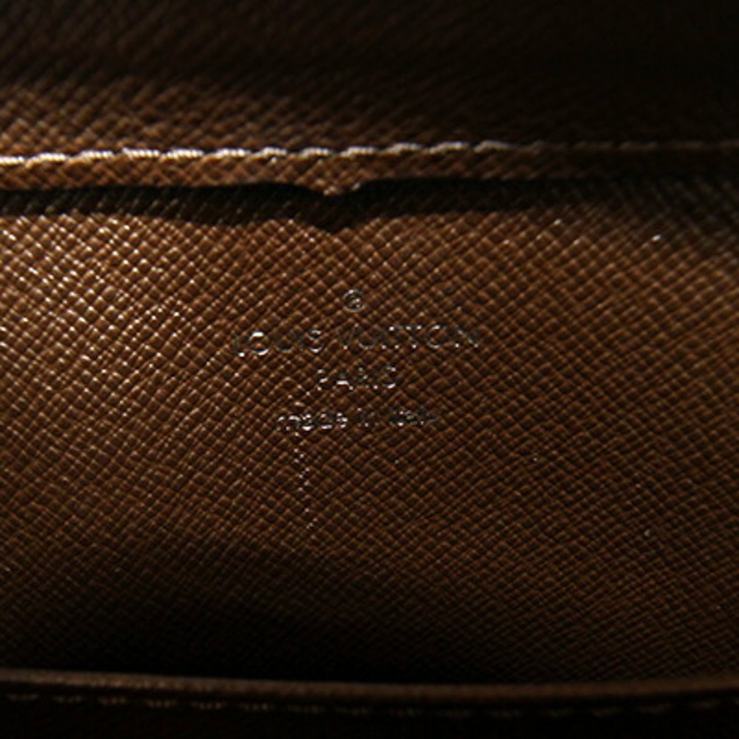 Louis Vuitton Second Bag Taiga Baikal M30188 Grisli Clutch Brown