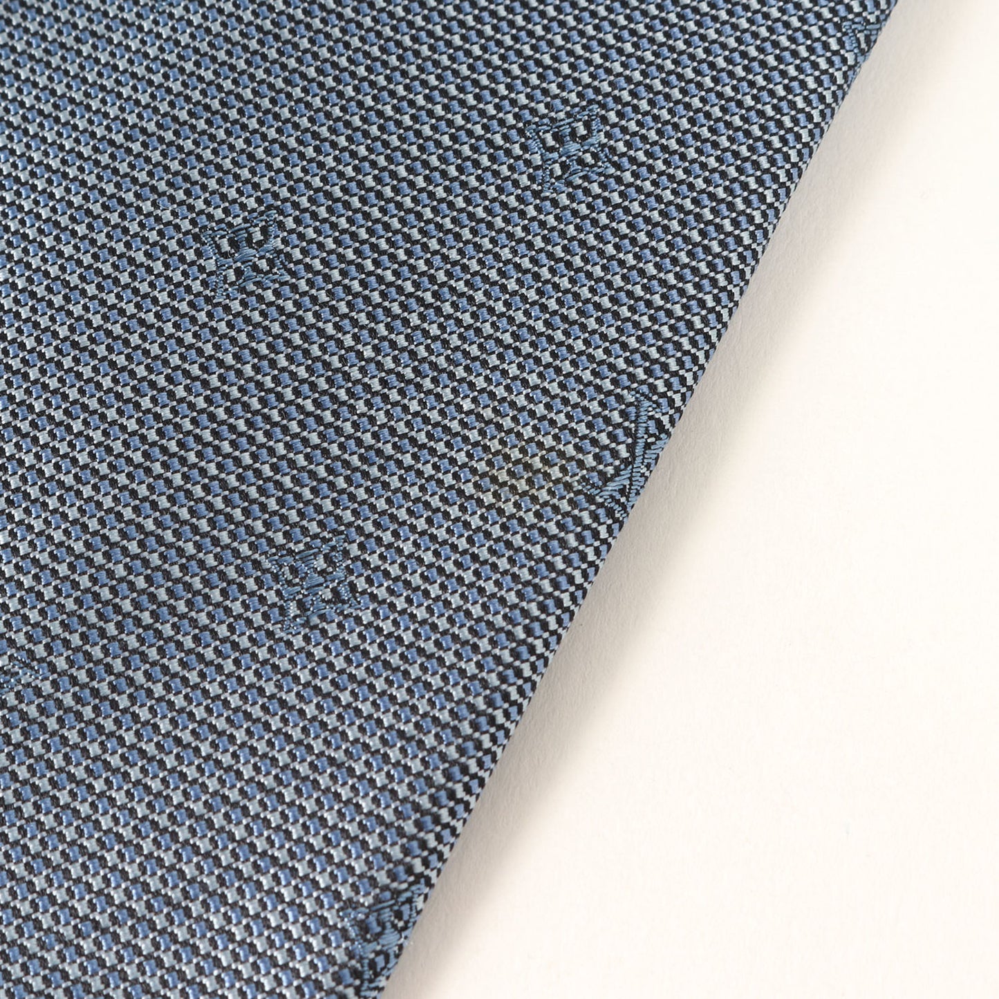 Louis Vuitton Monogram Silk Cravate Blue