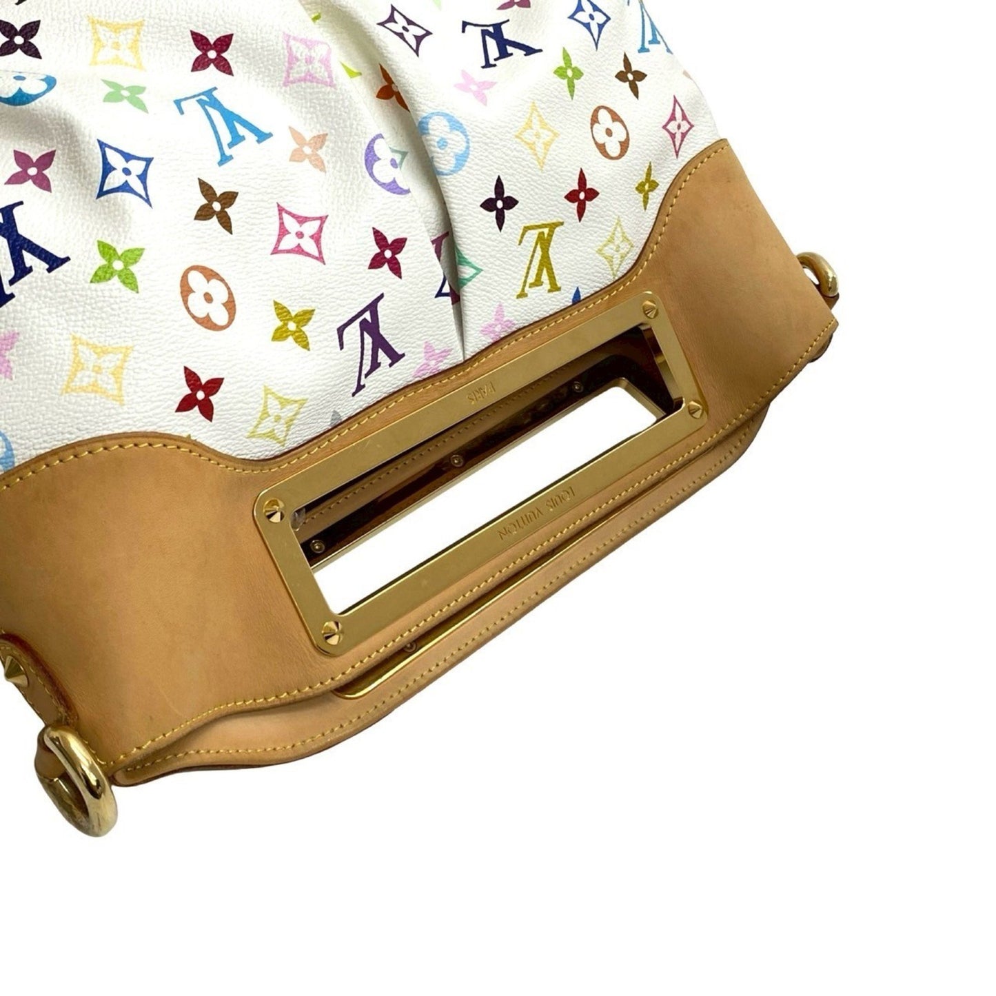 Louis Vuitton Judy Gm Monogram Multicolor Leather 2-Way Handbag/Shoulder Bag