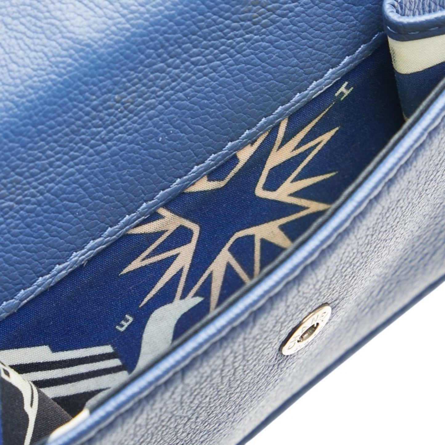 Chanel Coco Mark Lucky Flower Tri-Fold Wallet