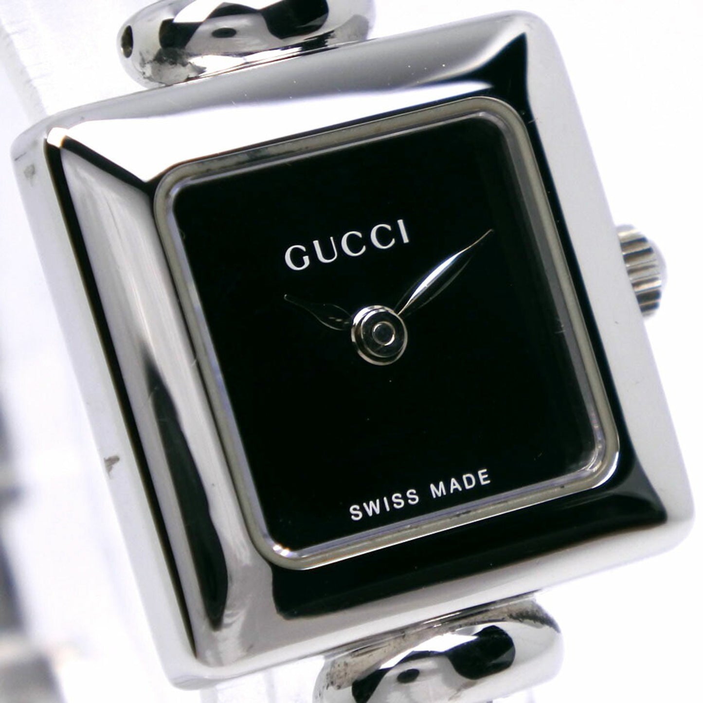 Gucci Gucci Watch 1900L Stainless Steel Quartz Analog Display Black Dial