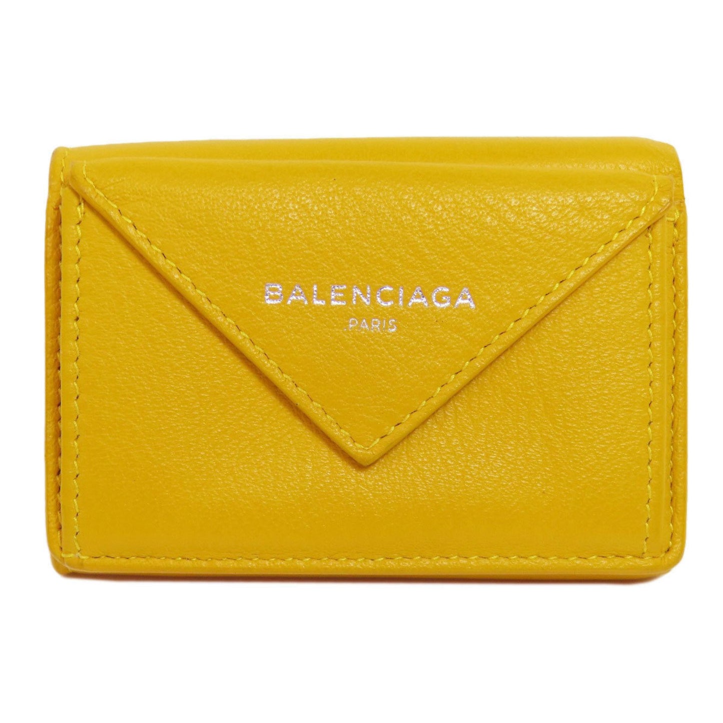 Balenciaga 391446 Paper Wallet Bi-Fold Leather