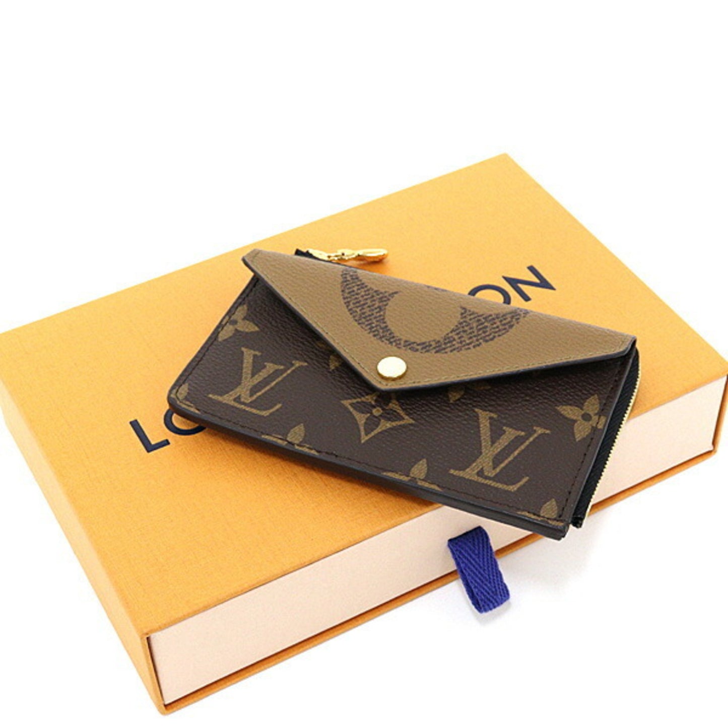 Louis Vuitton Porte Carte Recto Verso Monogram Reverse M81303 Card Case Small Wallet