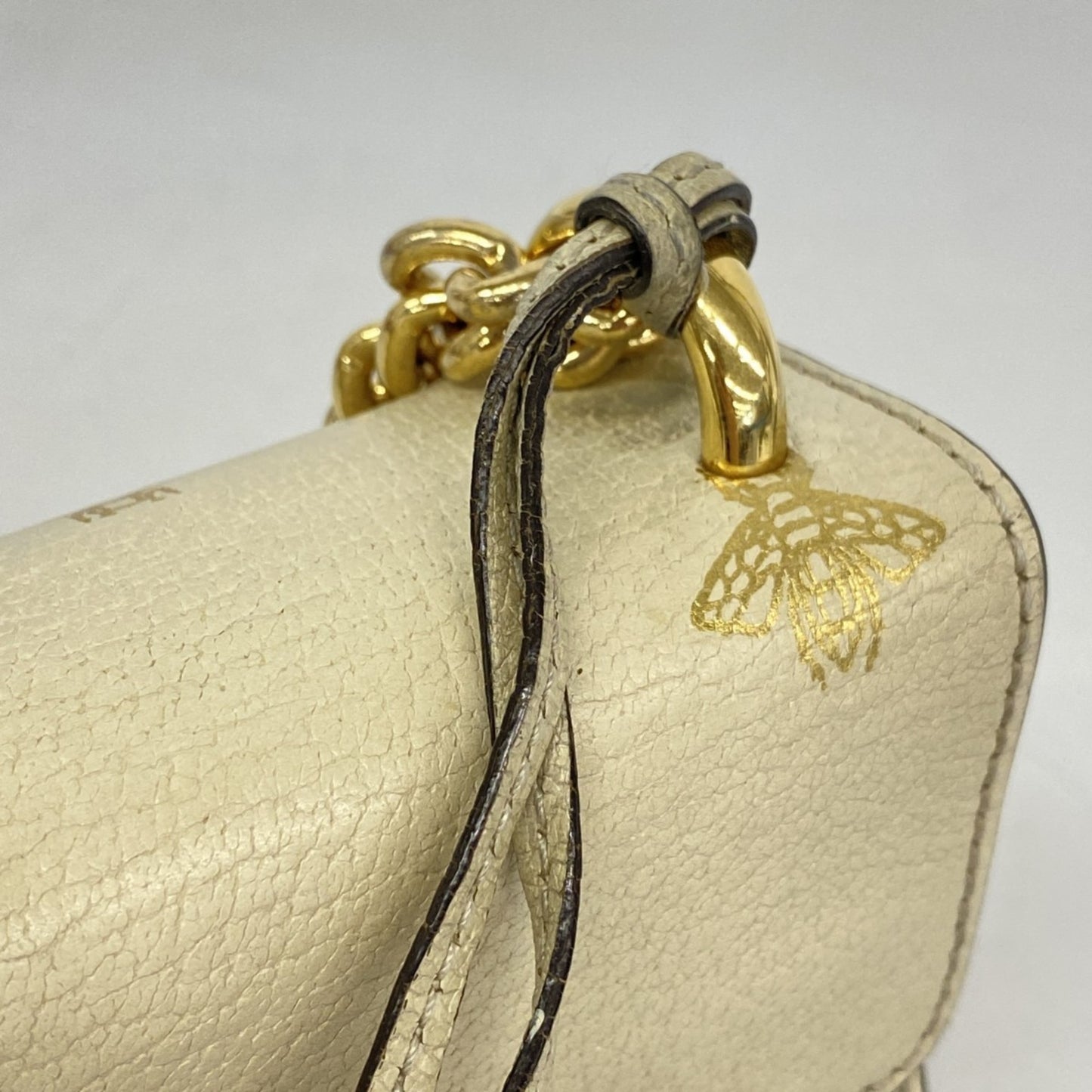 Gucci Padlock Shoulder Bag 432182 Leather Beige