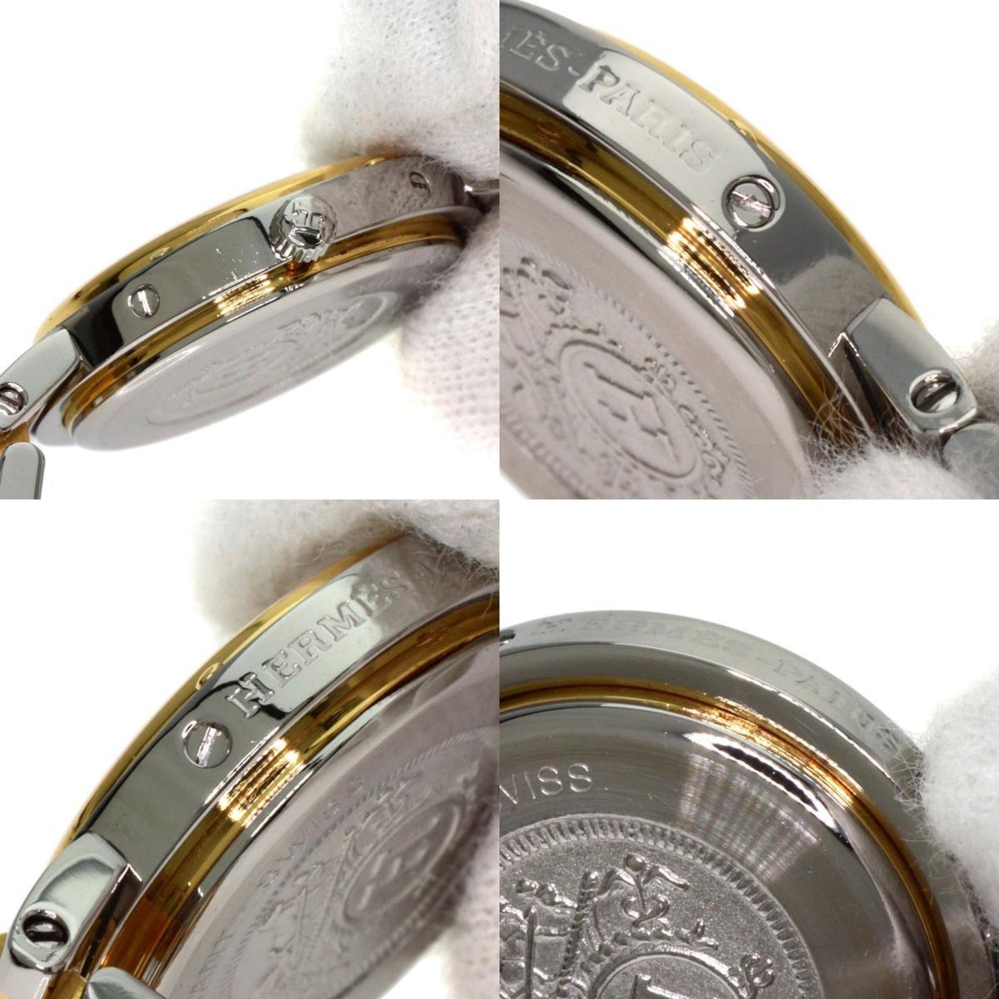 Hermes Clipper Old Buckle Watch Stainless Steel Ssxgp