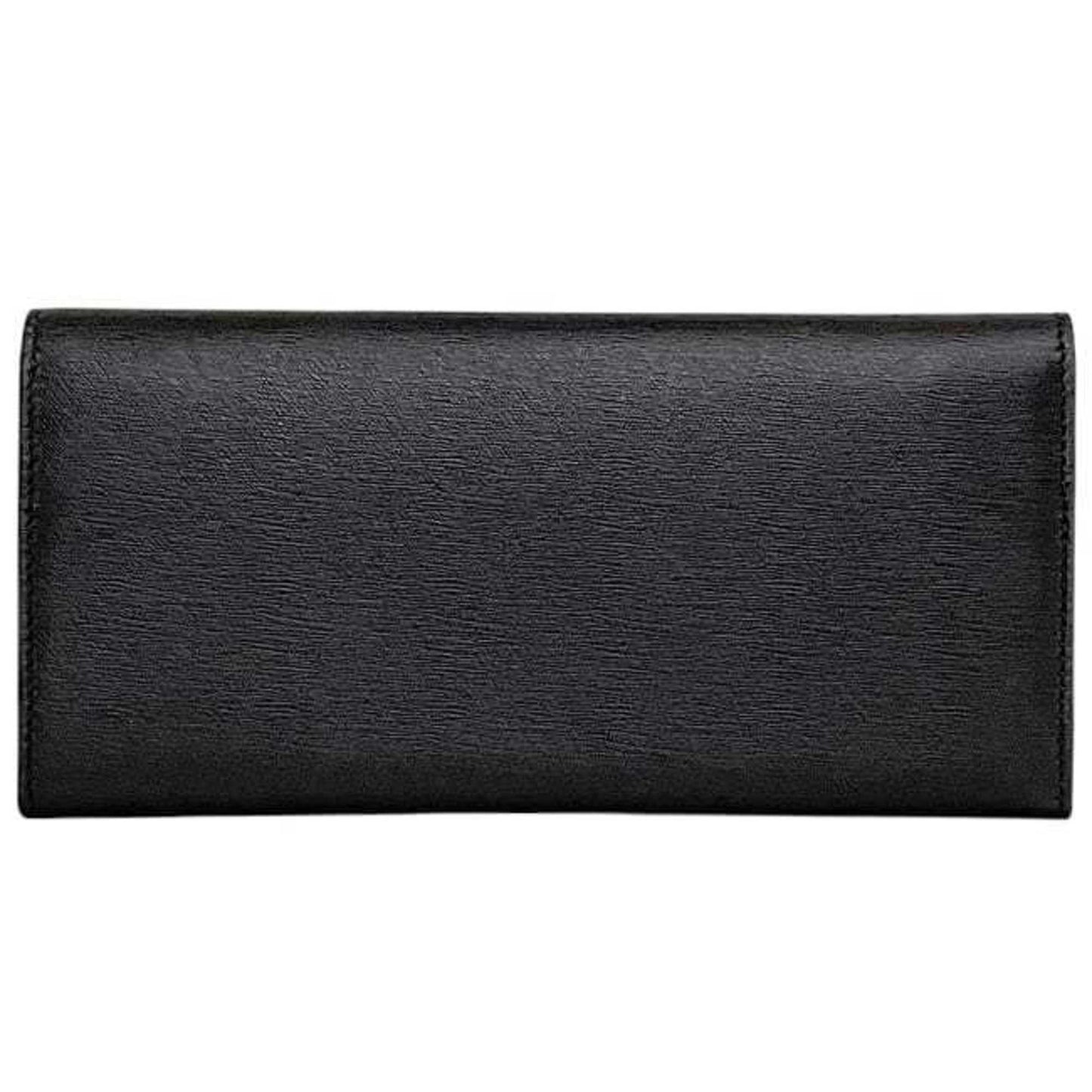 Dunhill Sidecar Leather Bifold Long Wallet (Ec-24011) In Black.