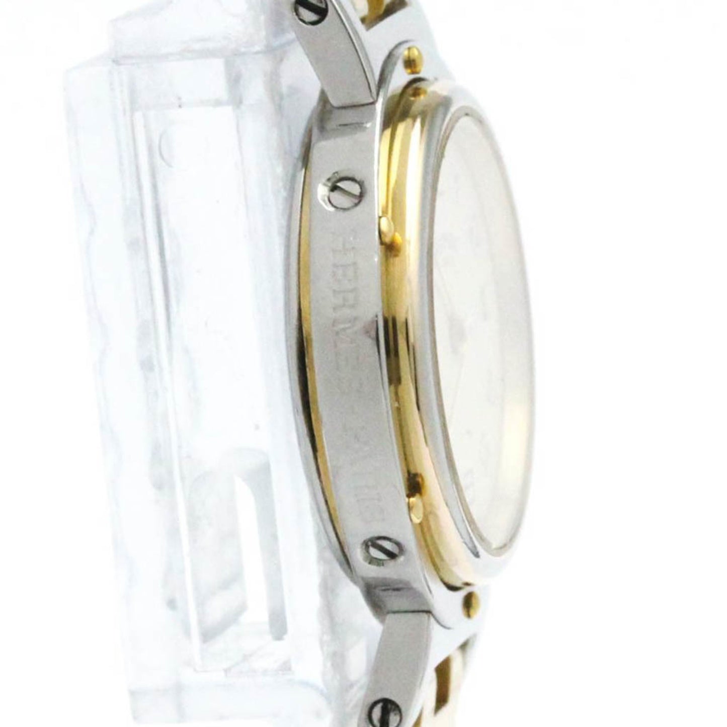 Hermes Clipper Gold Plated Stainless Steel Quartz