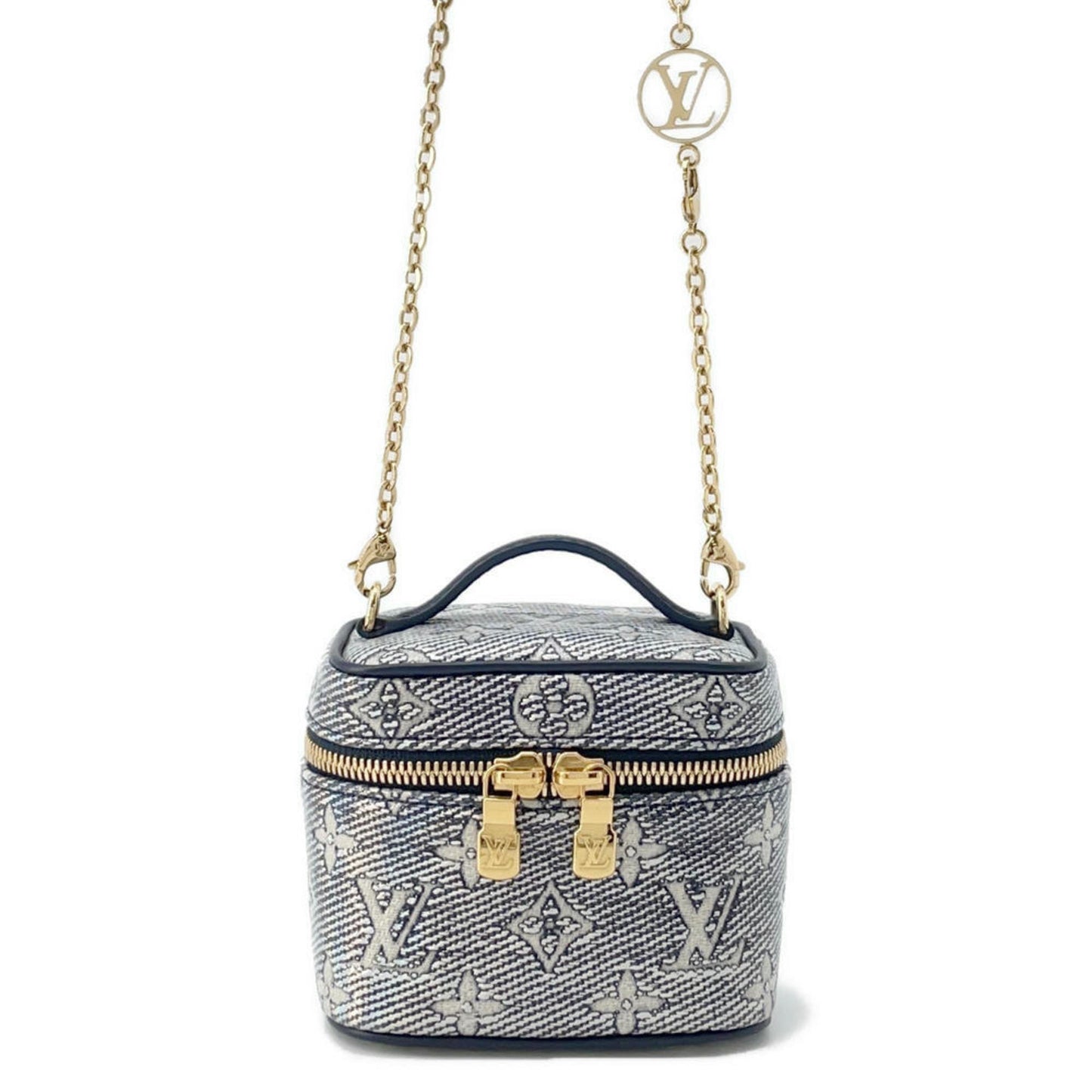 Louis Vuitton Chain Shoulder Bag Monogram Laminated Jacquard Micro Vanity M82467 Louis Vuitton