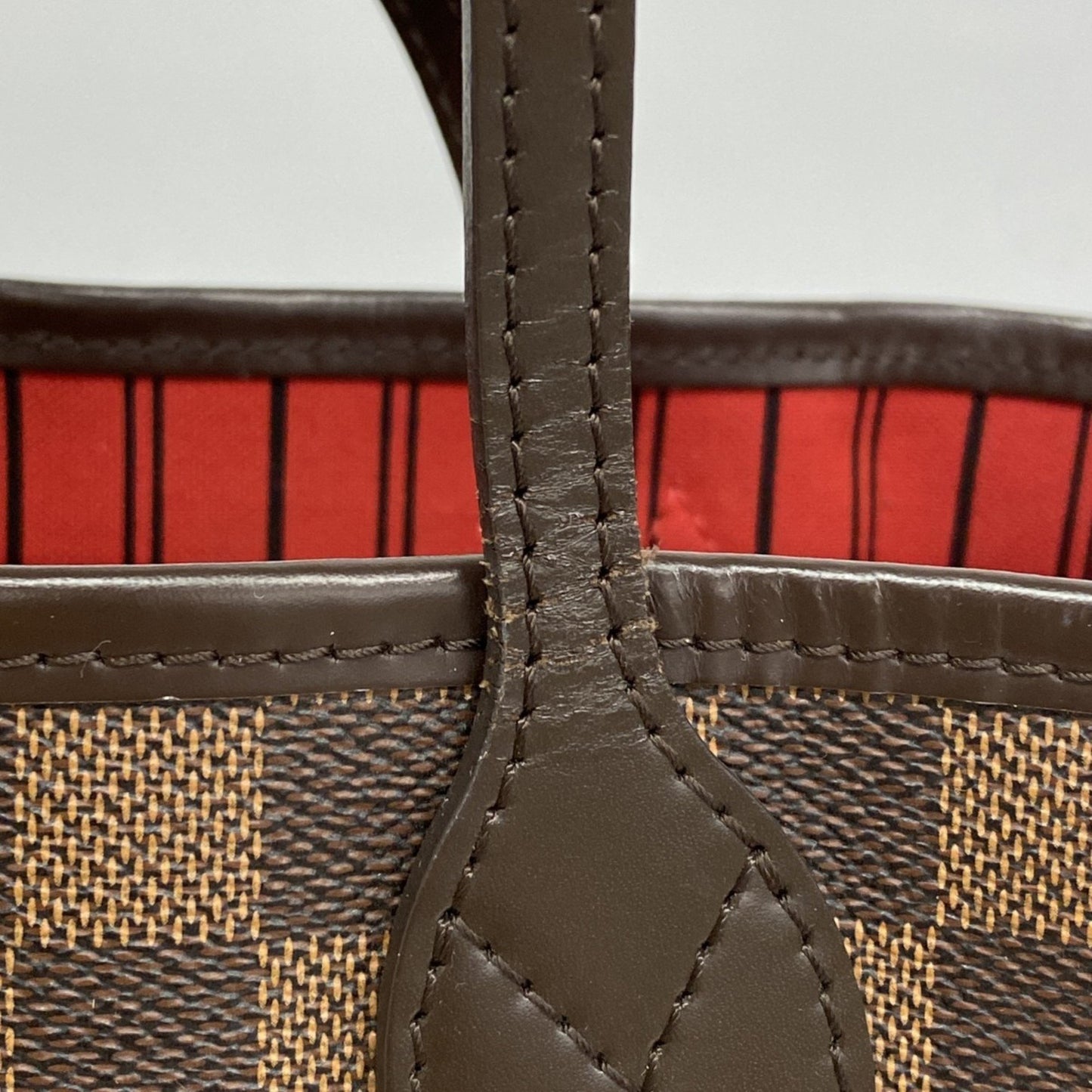 Louis Vuitton Damier Neverfull Mm Tote Bag N51105 Ebene
