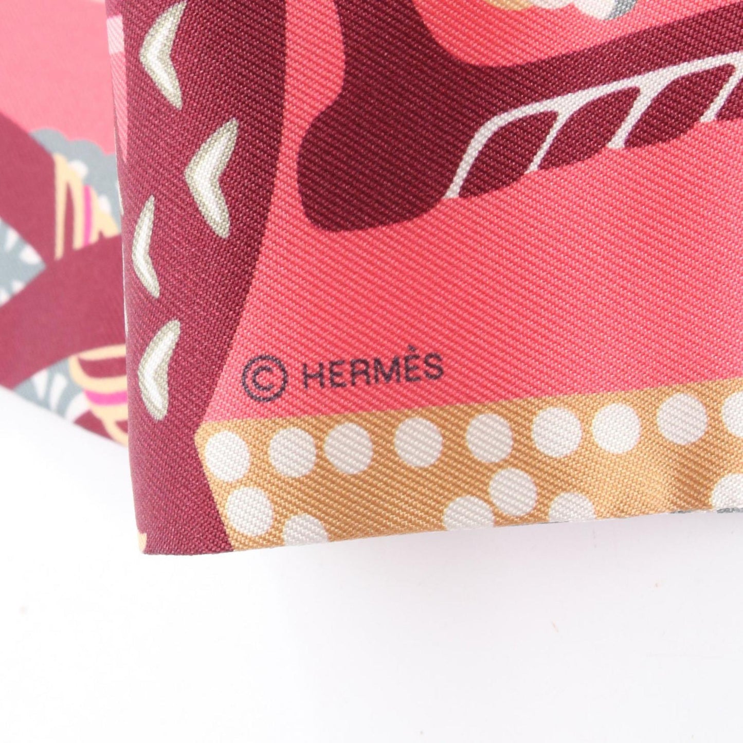 Hermes Twilly Fantaisie D'Etriers Scarf Silk
