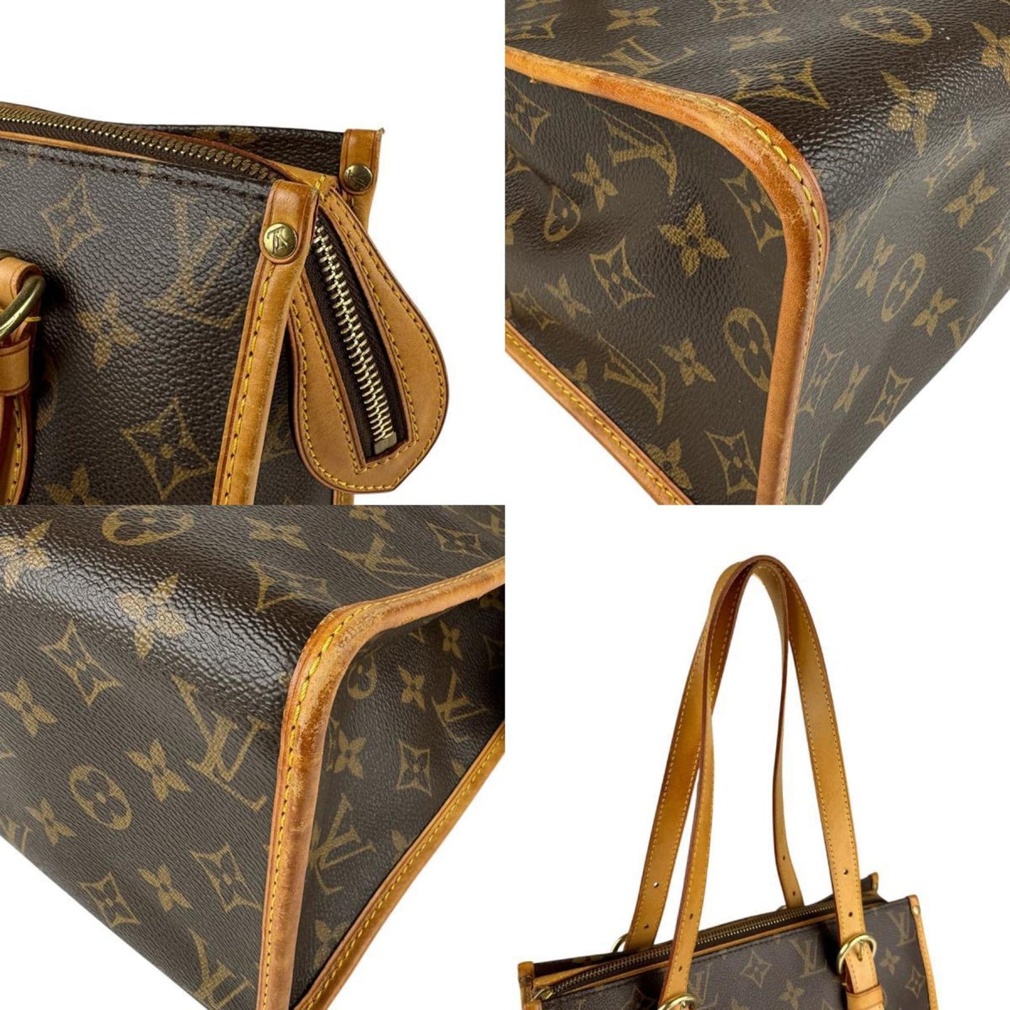 Louis Vuitton Louis Vuitton Handbag Monogram Popincourt Au Canvas Brown